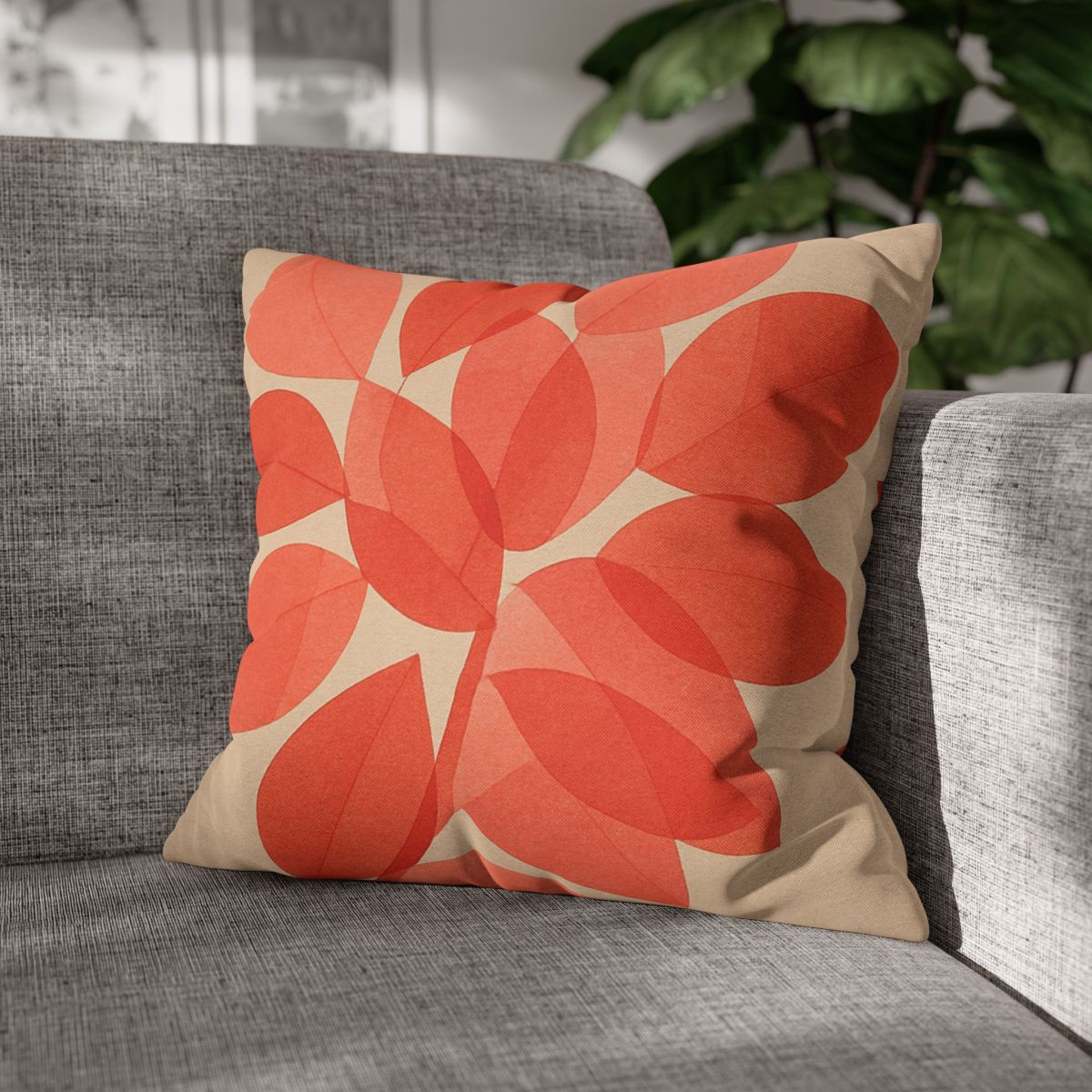 Petal Mosaic Overlay designer print pillow cases