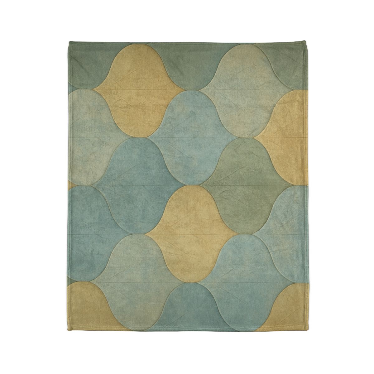 Petal Overlay Fresco designer printed blankets