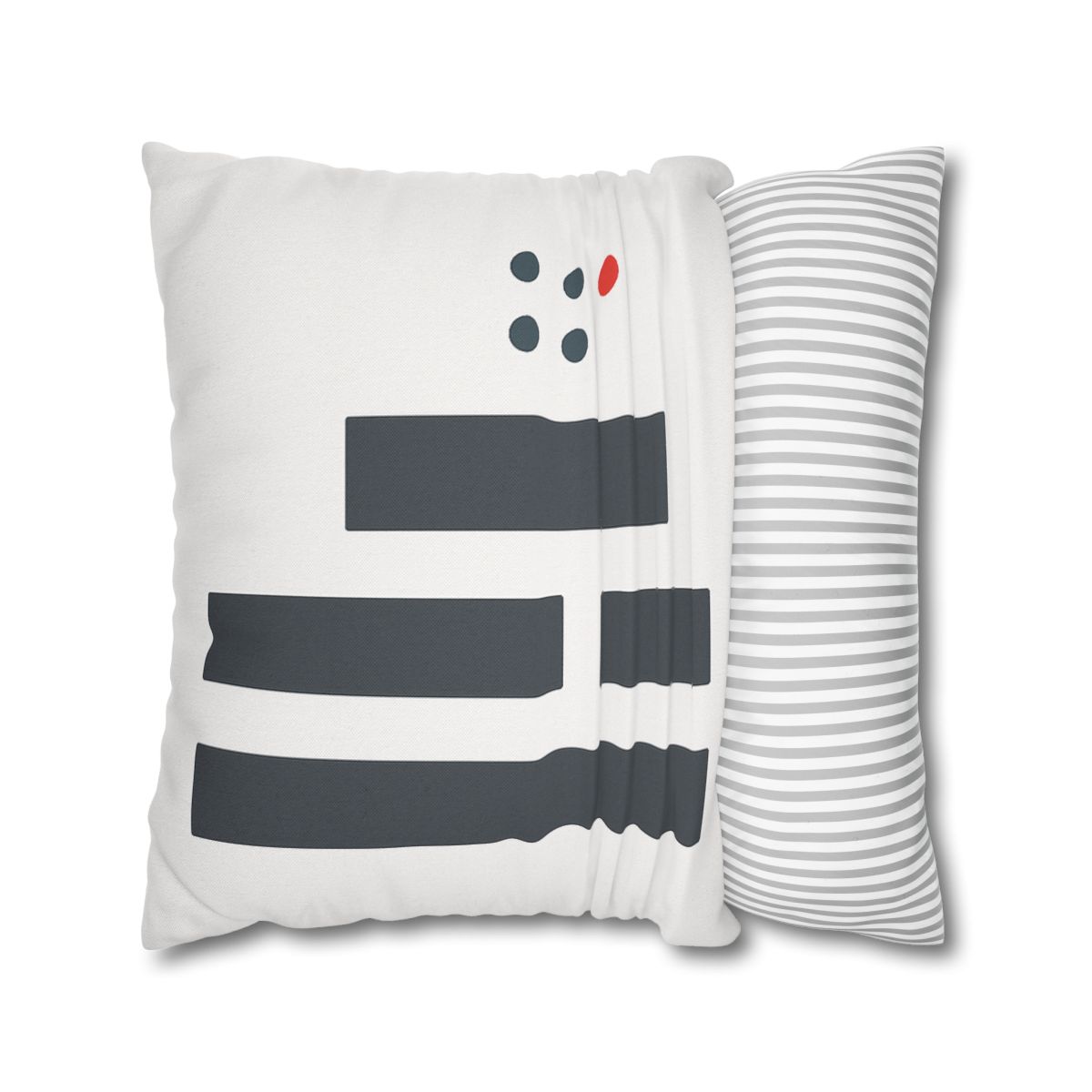 Stepped Columns With Missing Cell Grid trendy patterned pillow cases