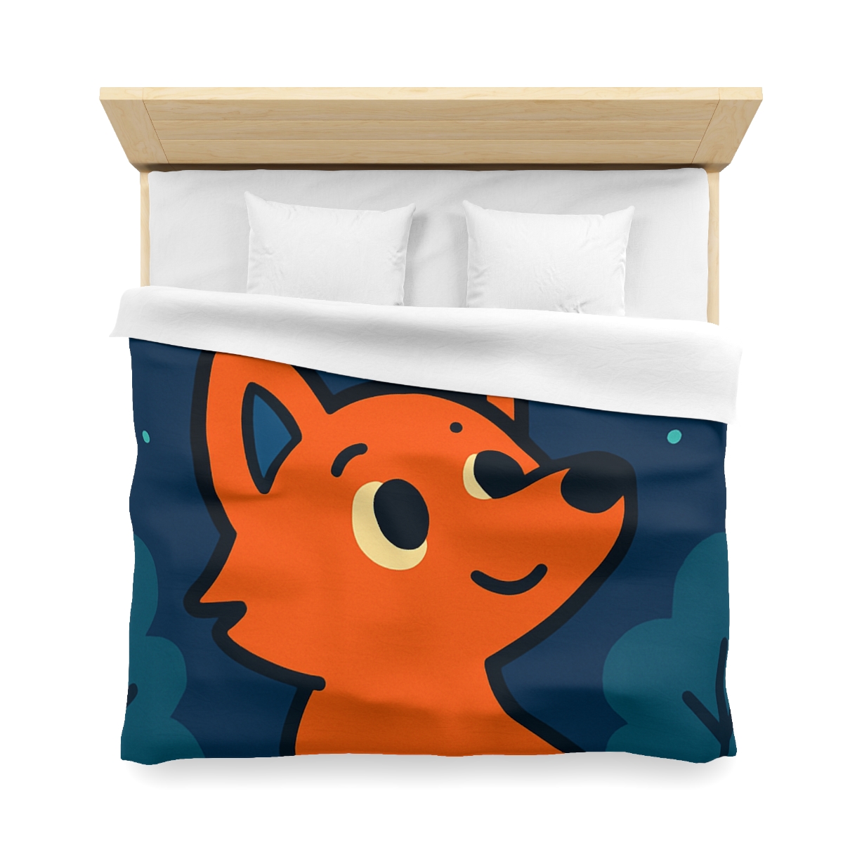 Starlight Forest Fox custom duvets