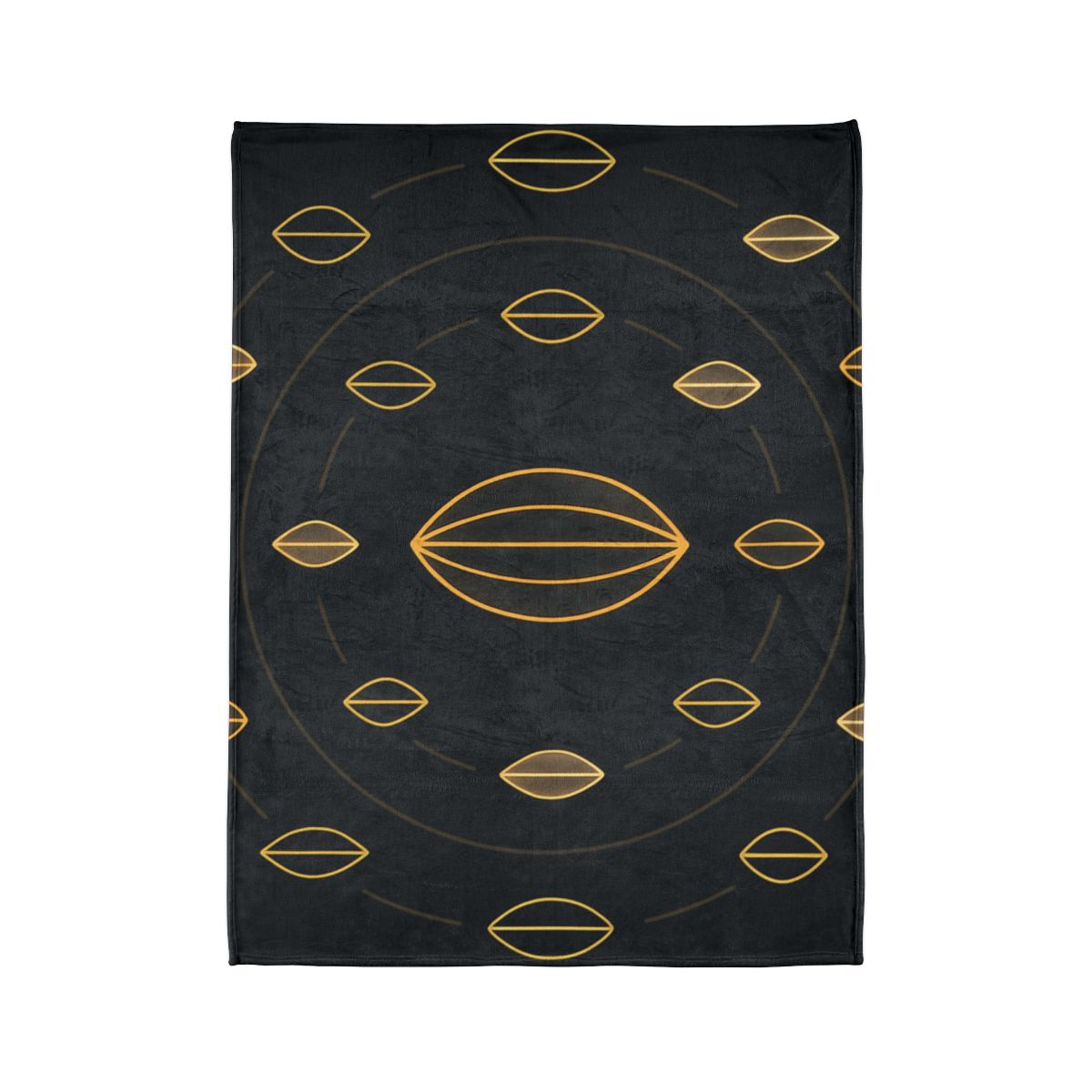Orbiting Seed Ring Pattern warm winter blankets