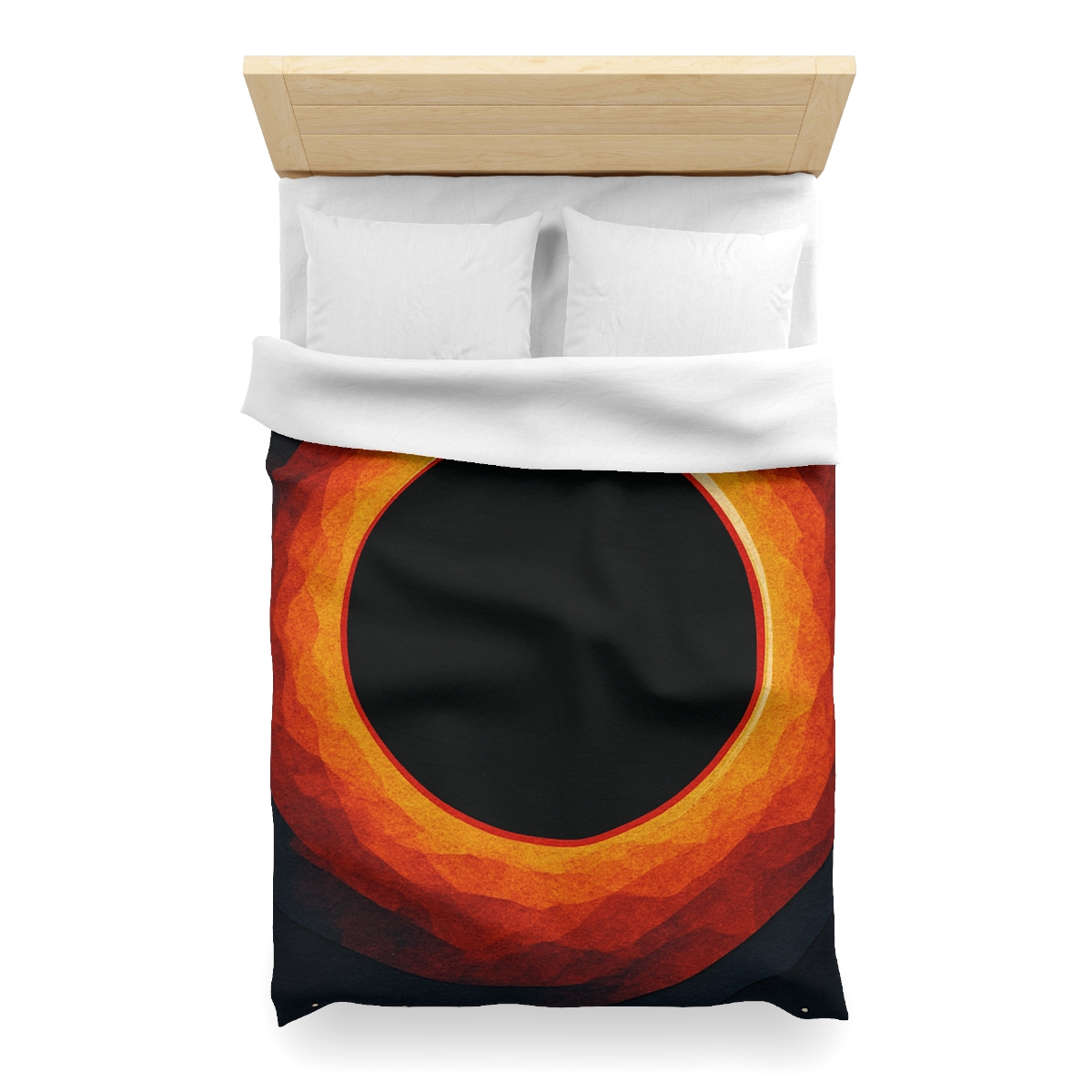 Event Horizon Paper Cut Silhouette custom duvets