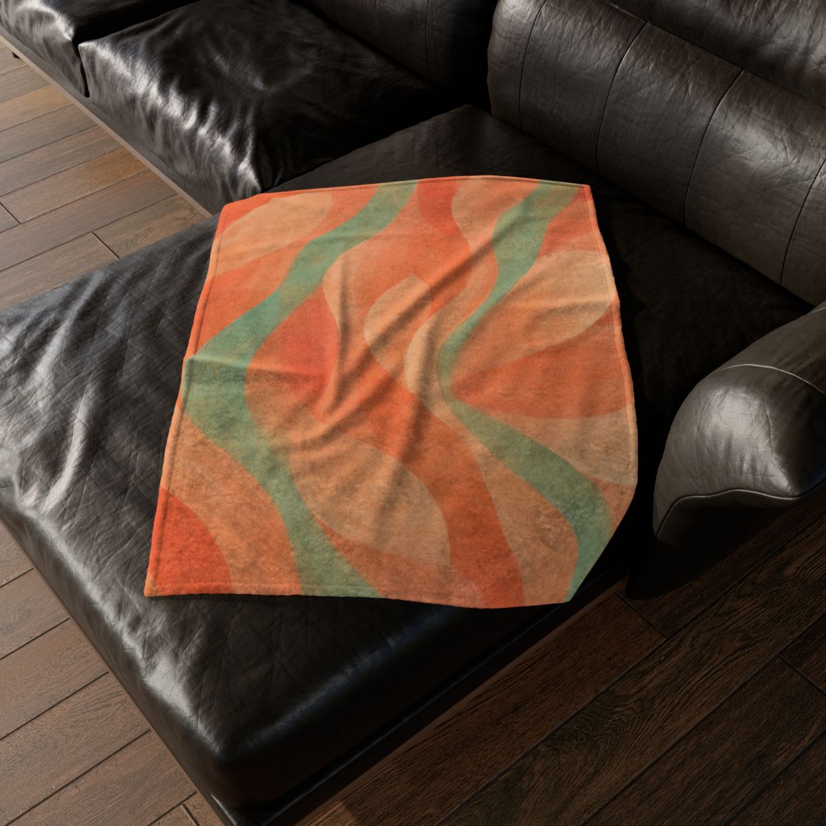 Petal Ripple Dynamics trendy patterned blankets