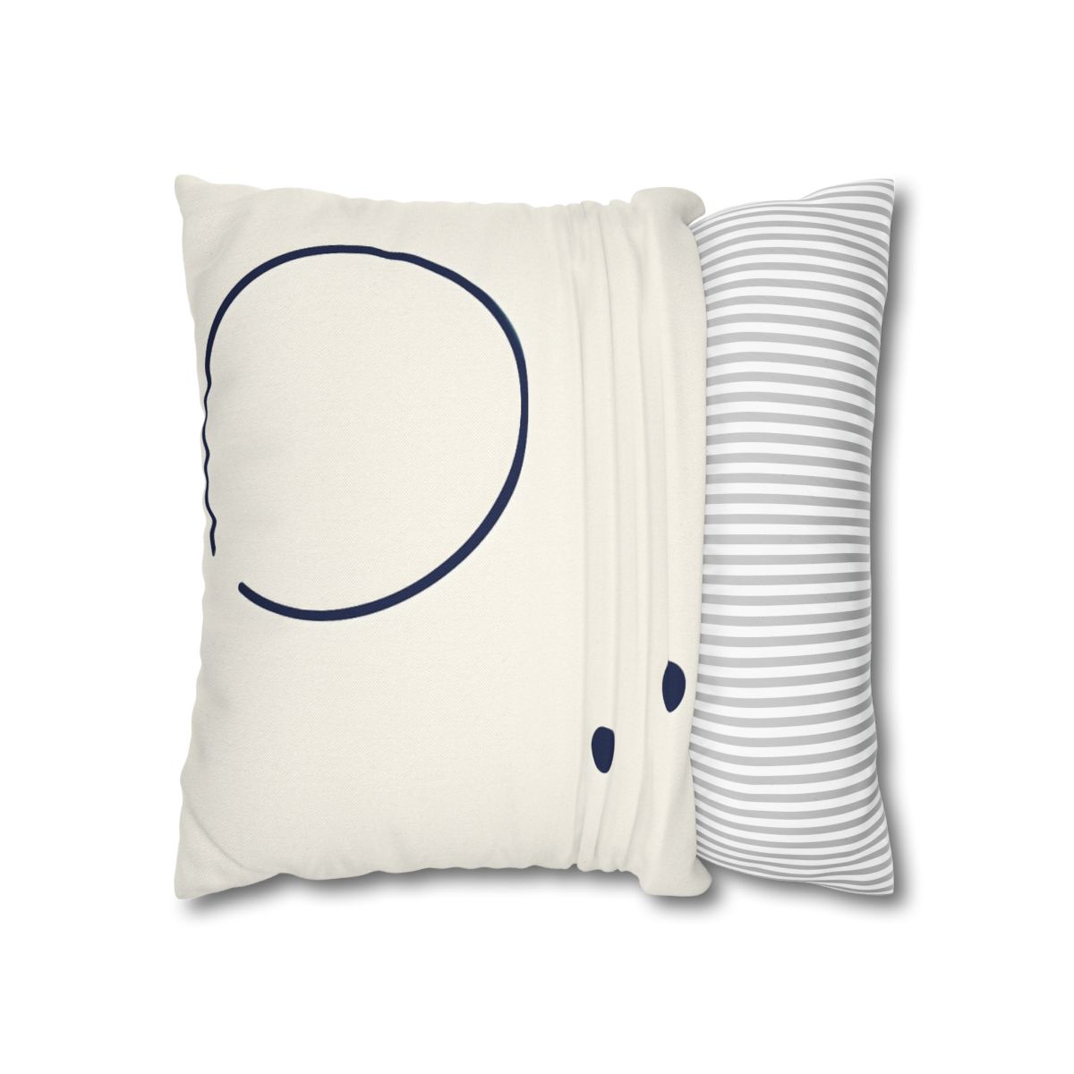 Orbiting Arc And Twin Dots designer print pillow cases