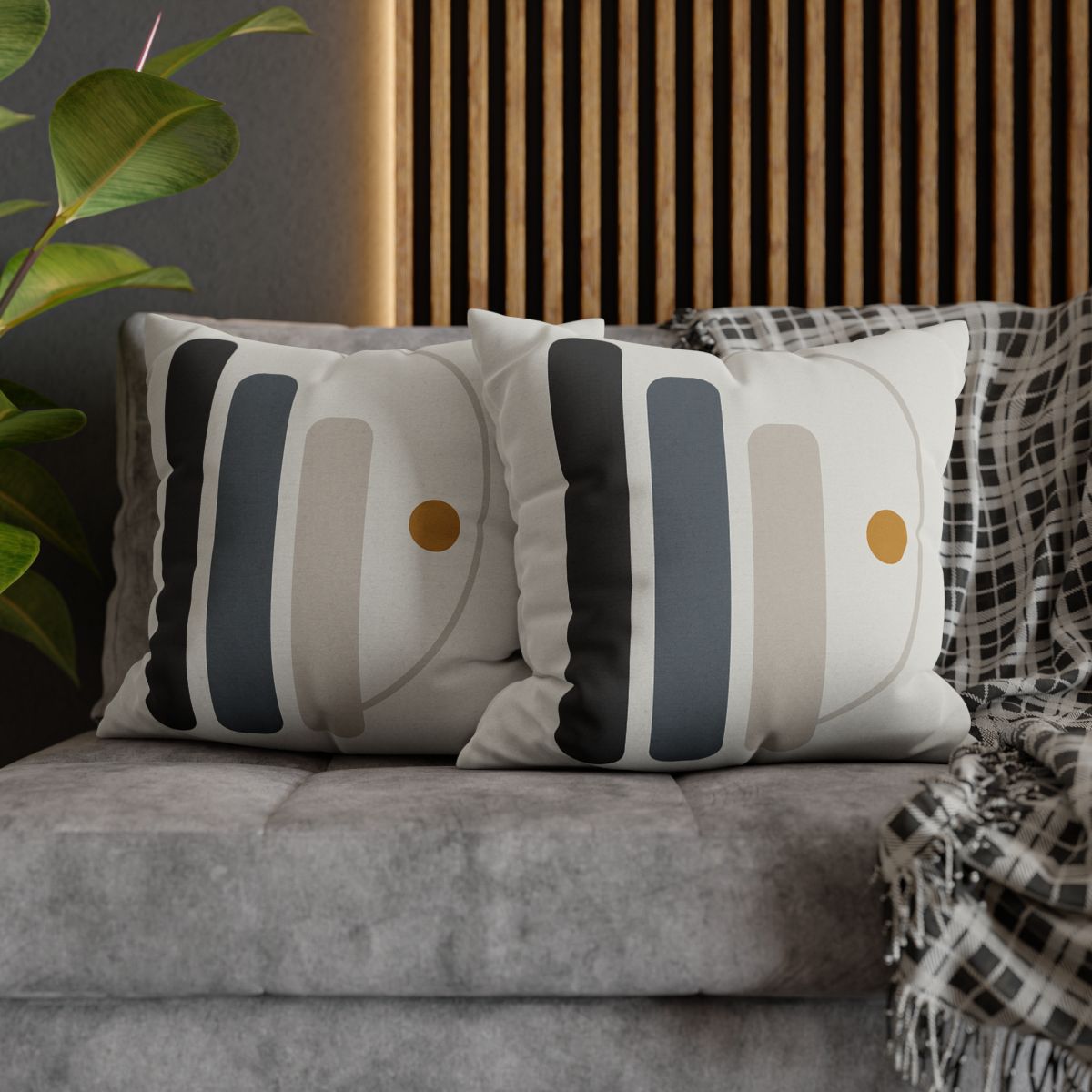 Offset Column And Quiet Arc soft cotton pillow cases