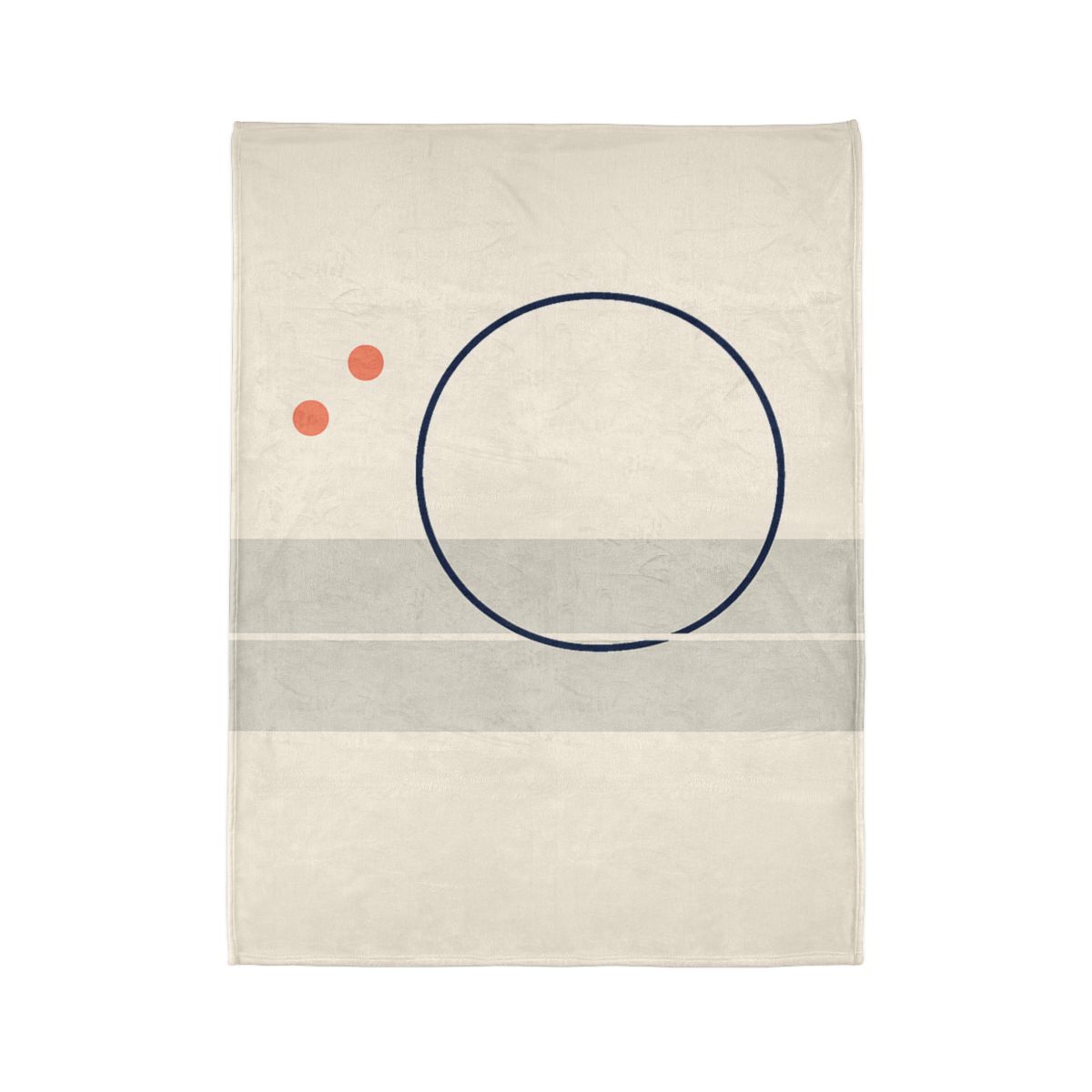 Quiet Orbit With Split Panel stylish throw blankets