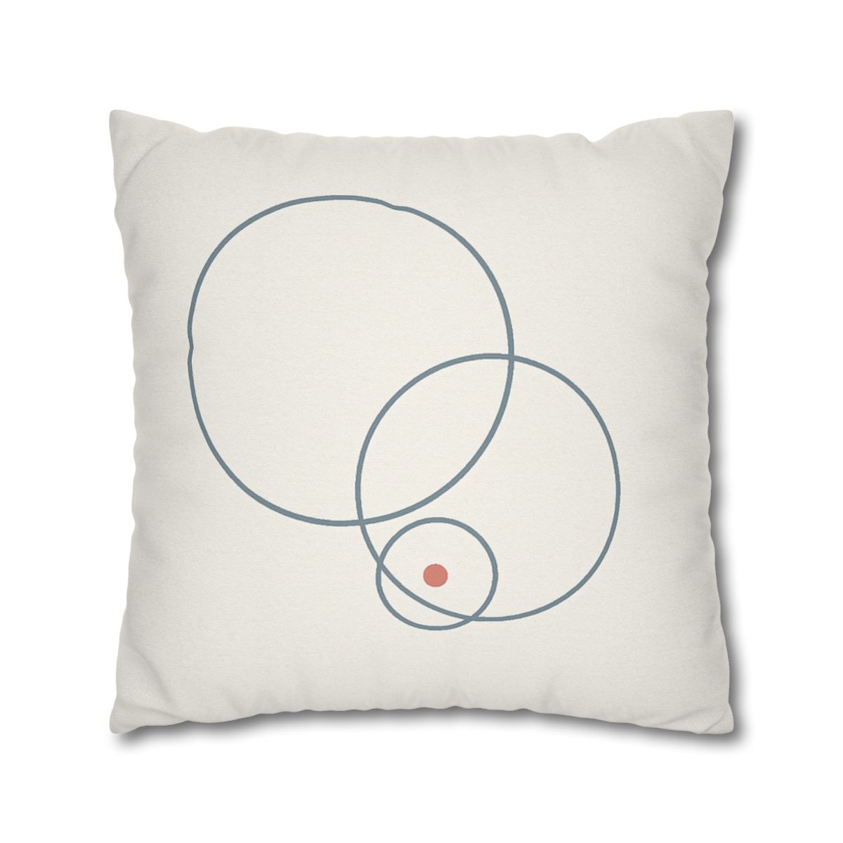 Quiet Orbit Of Three Rings stylish decorative pillowcases