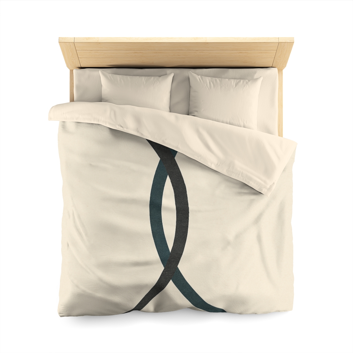 Intersecting Arc Duo Balanced unique patterned duvets