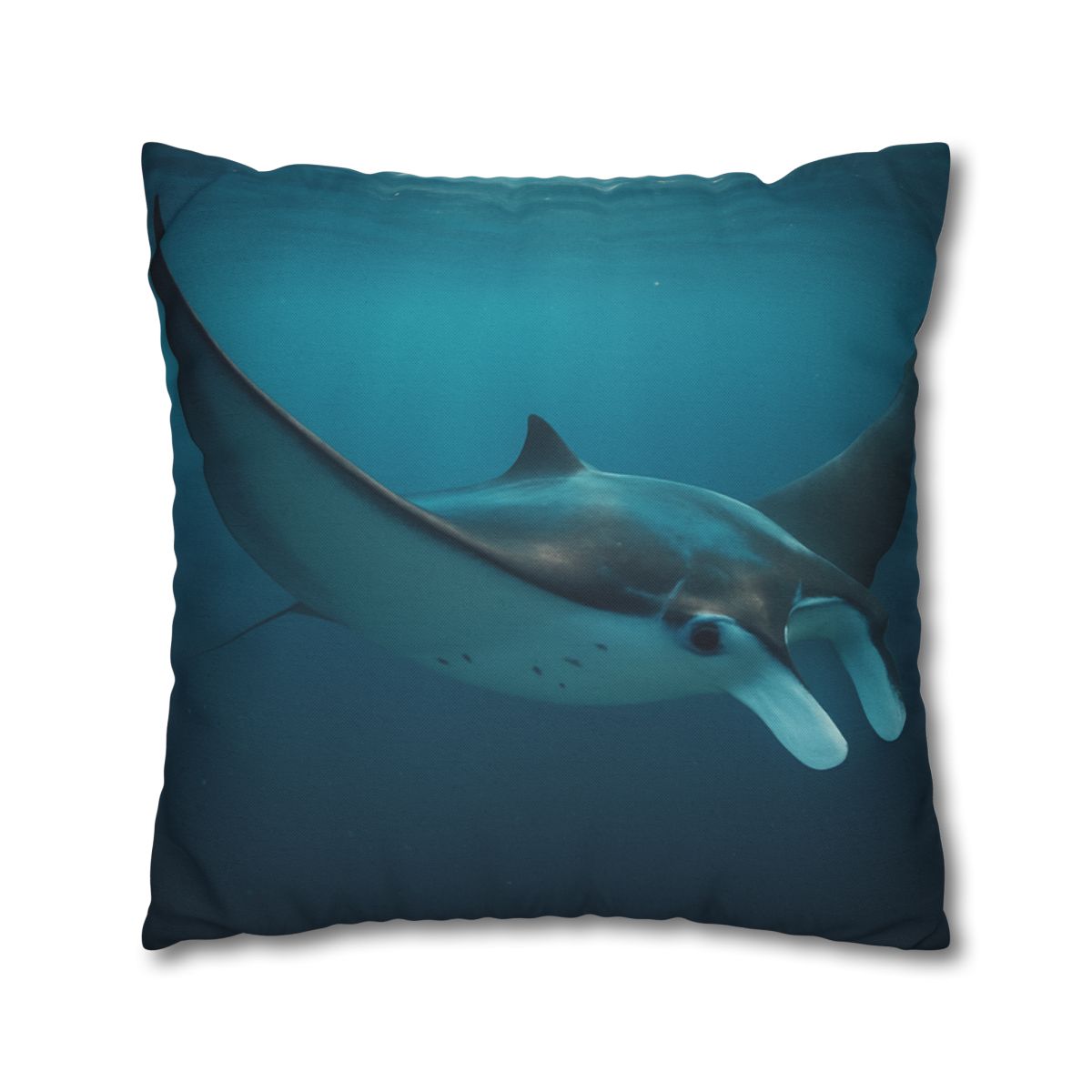 Cosmic Glide Manta Ray personalized pillow covers