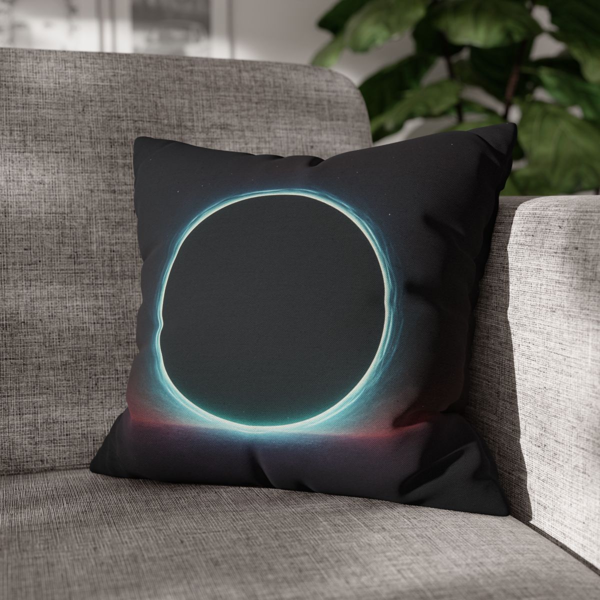 Black Horizon Silhouette designer print pillow cases