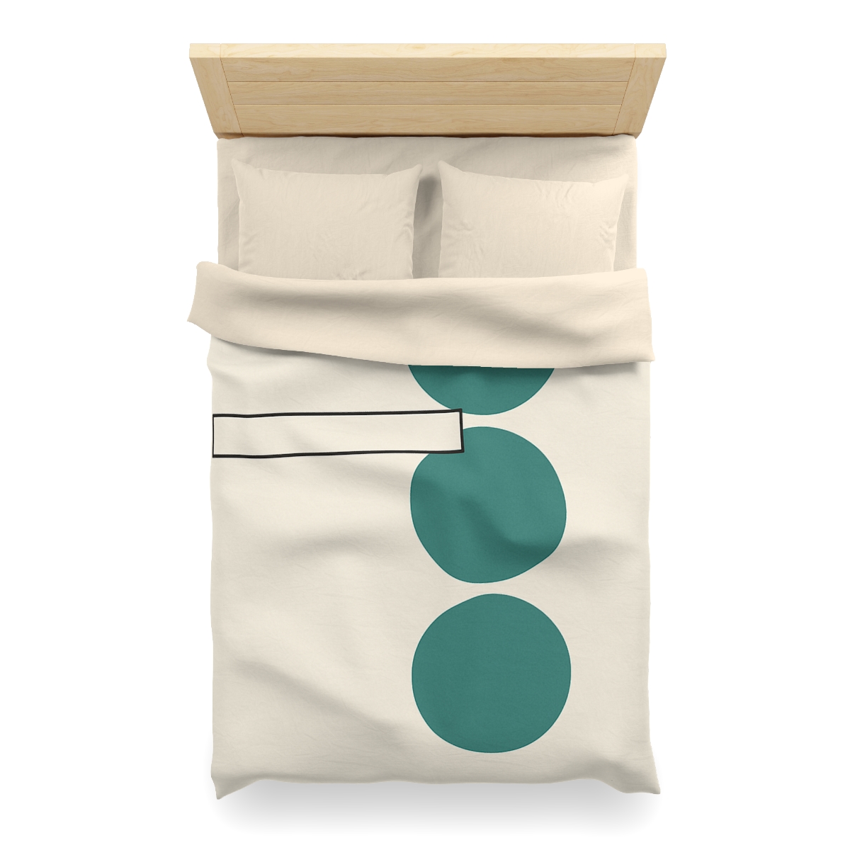 Staggered Circle Trio With Offset Bar warm winter duvets