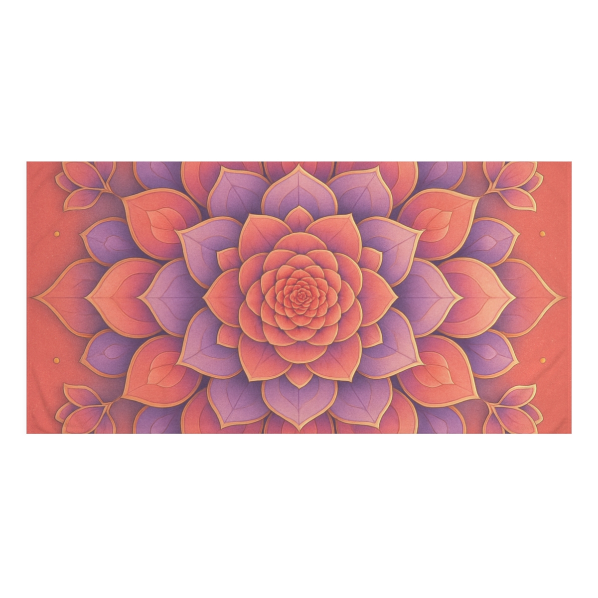 Petal Prism Mandala unique gift towels