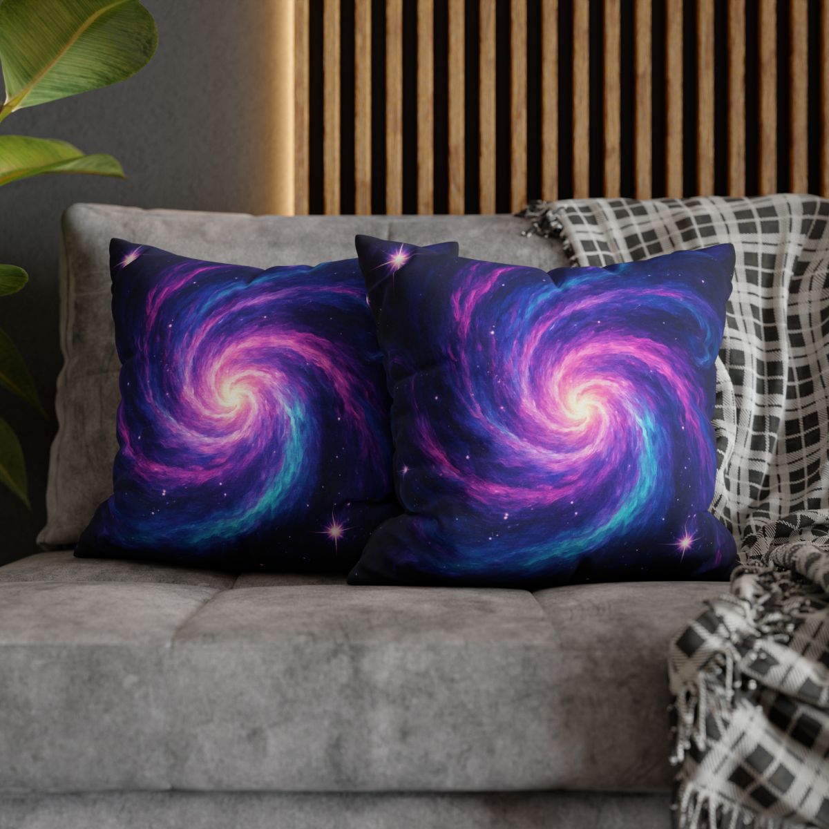 Nebula Spiral Haze stylish decorative pillowcases