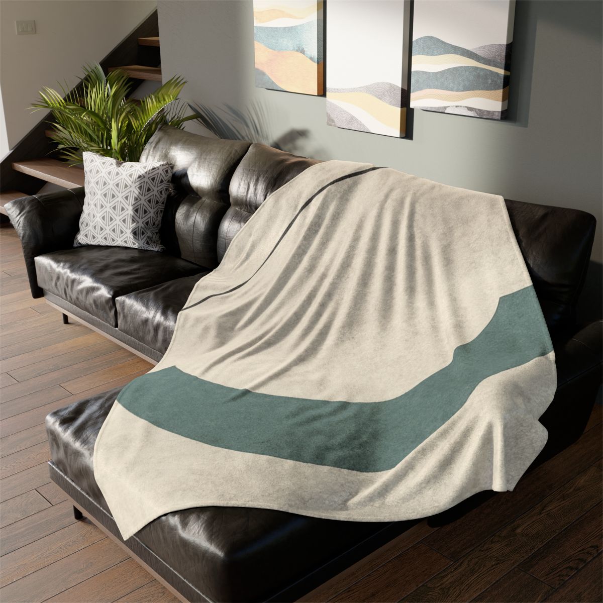 Intersecting Arc Pair unique gift blankets