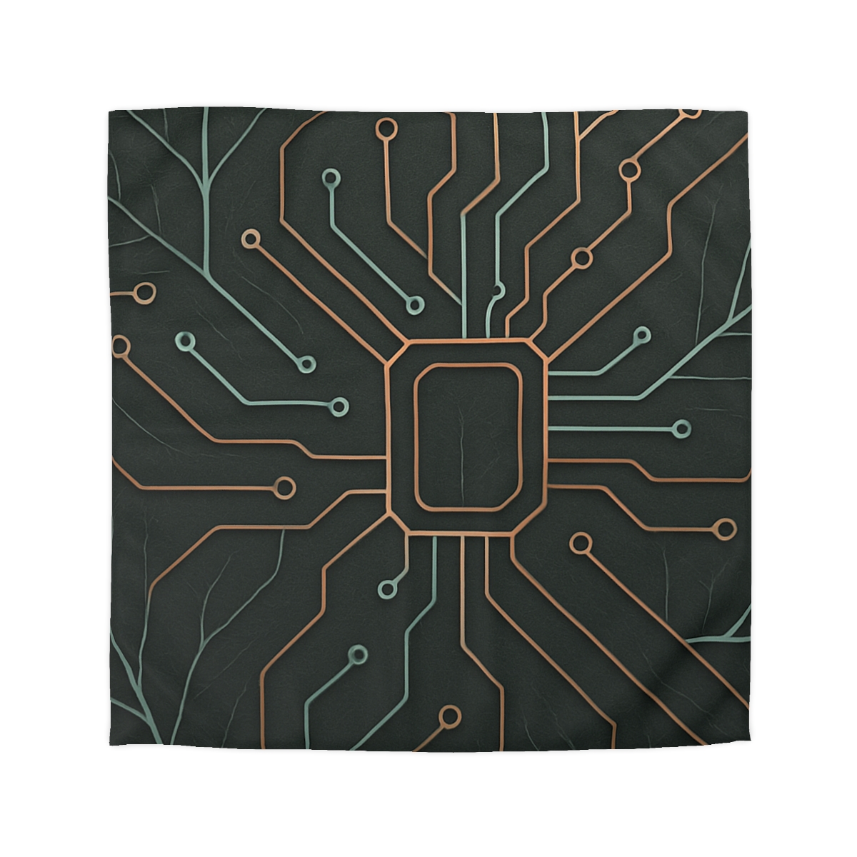 Leaf Vein Circuitry unique patterned duvets