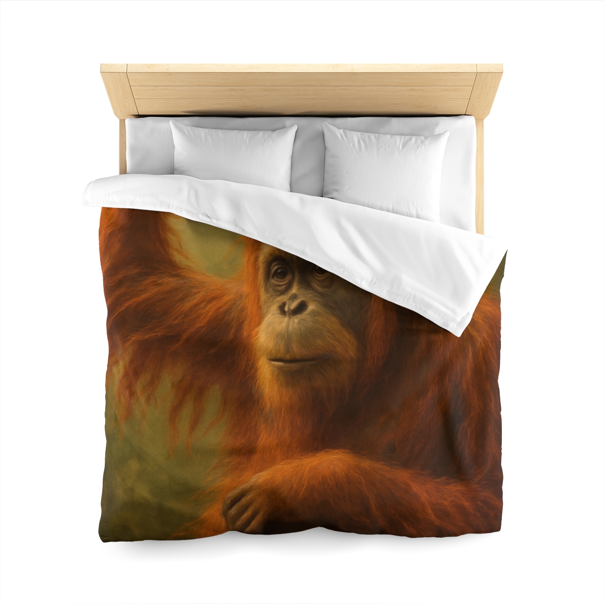 Canopy Sage Orangutan unique patterned duvets