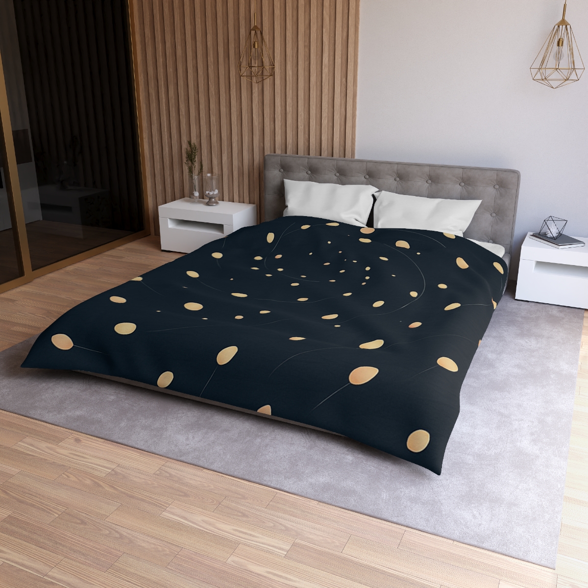 Seed Cluster Constellation designer printed duvets