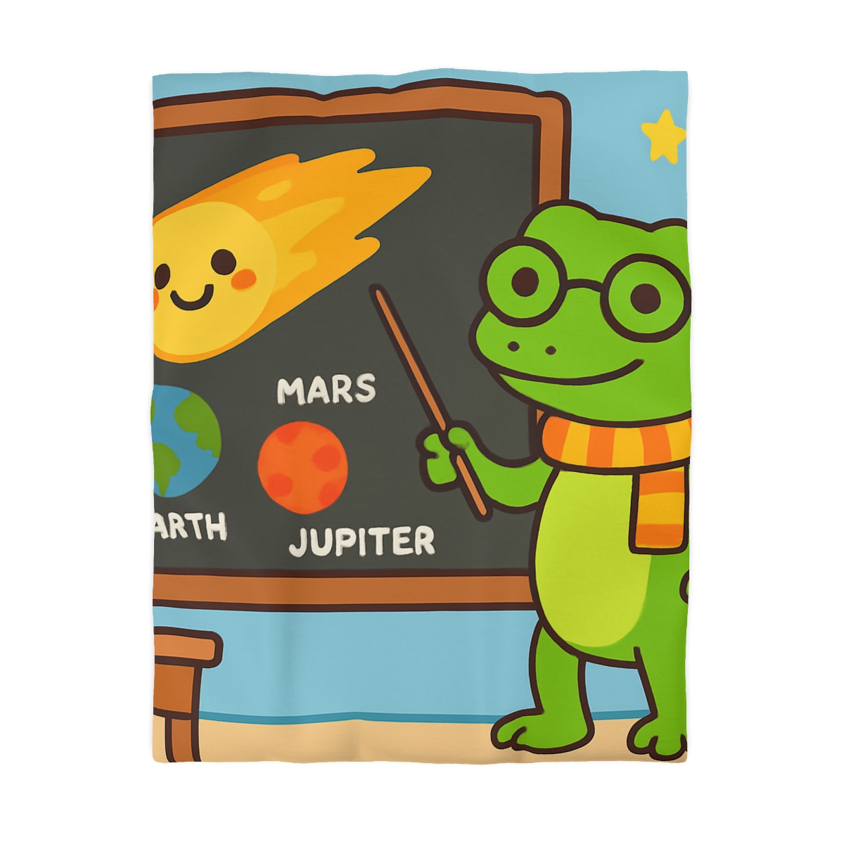 Comet Classroom Gecko custom duvets