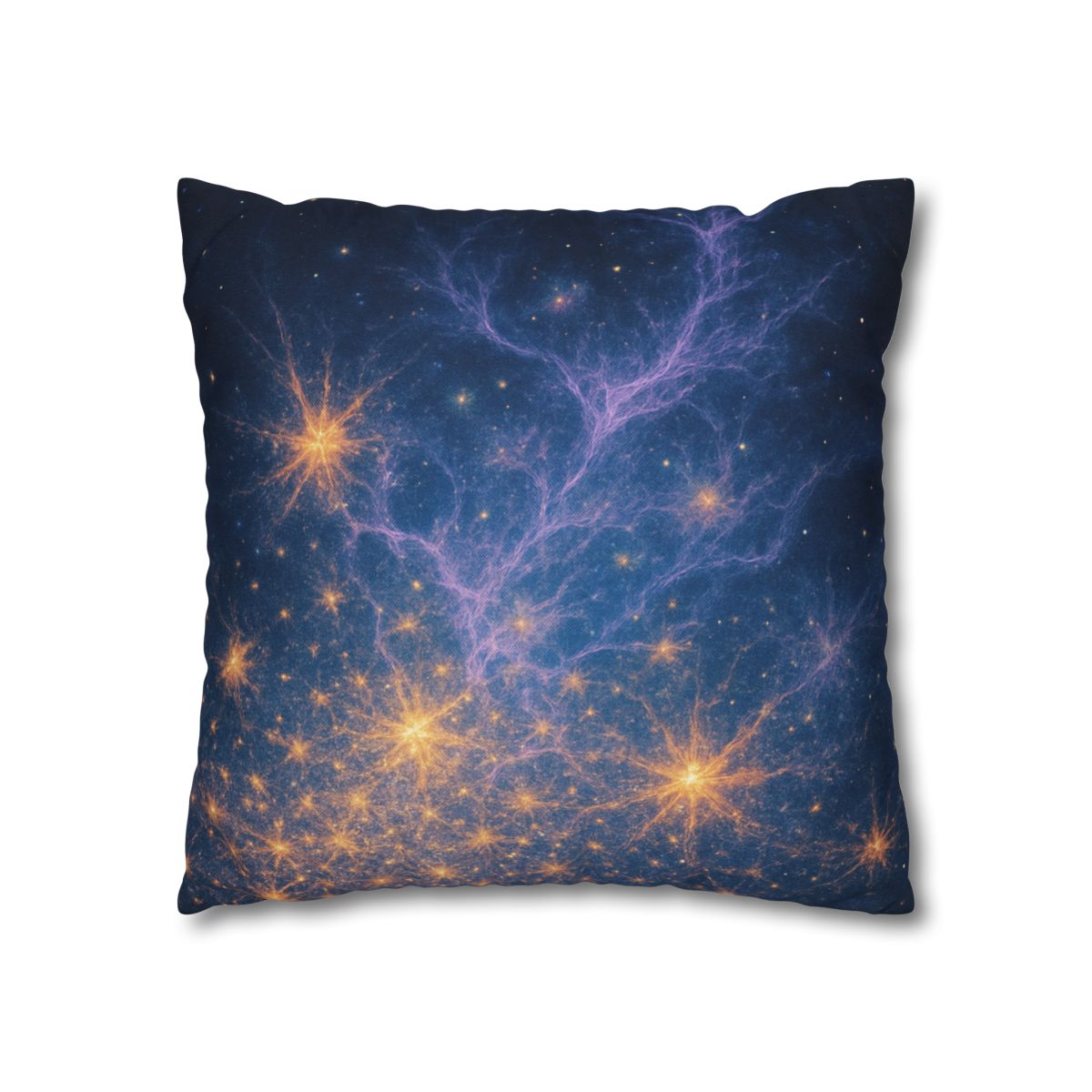 Starburst Lace Field designer print pillow cases