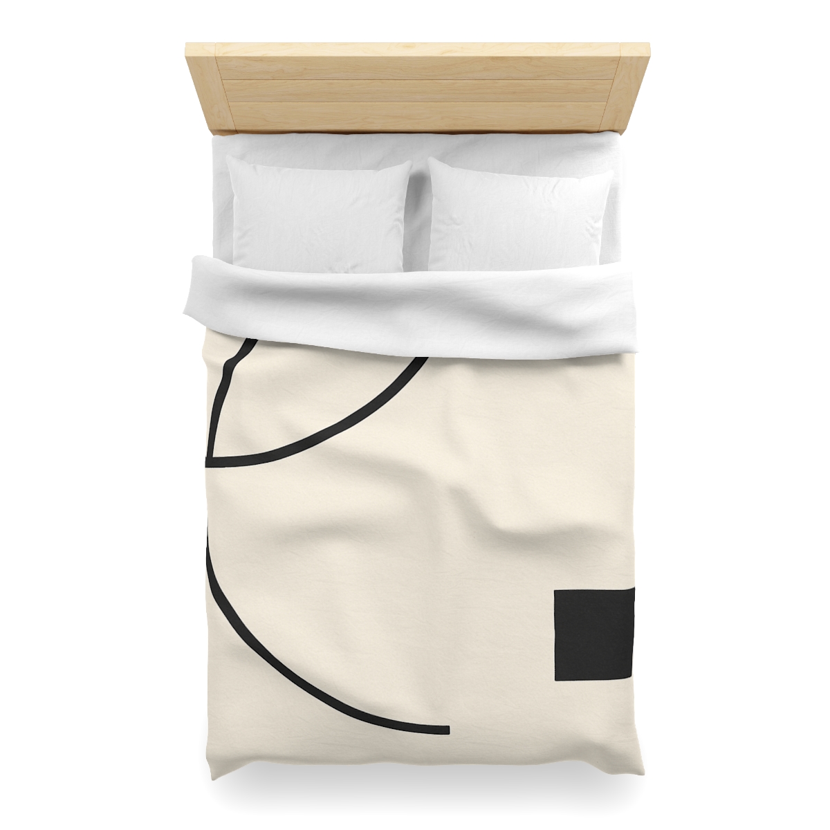 Corner Arc Pause personalized bedding duvets