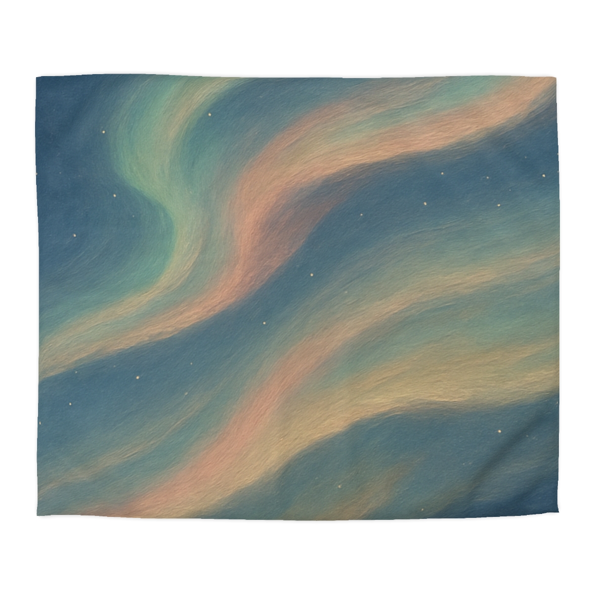 Spectral Aurora Drift personalized bedding duvets