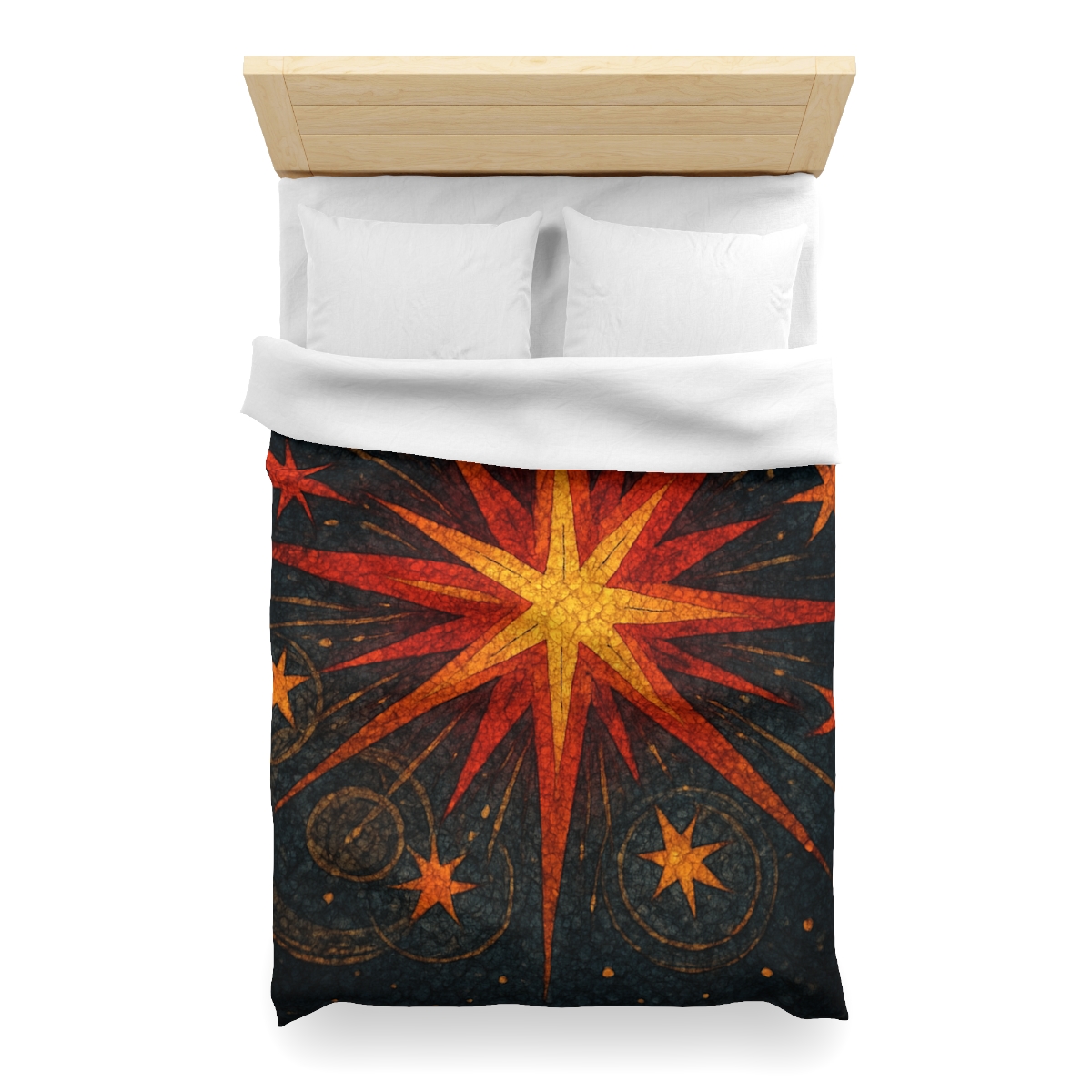Starburst Cluster Mosaic designer printed duvets