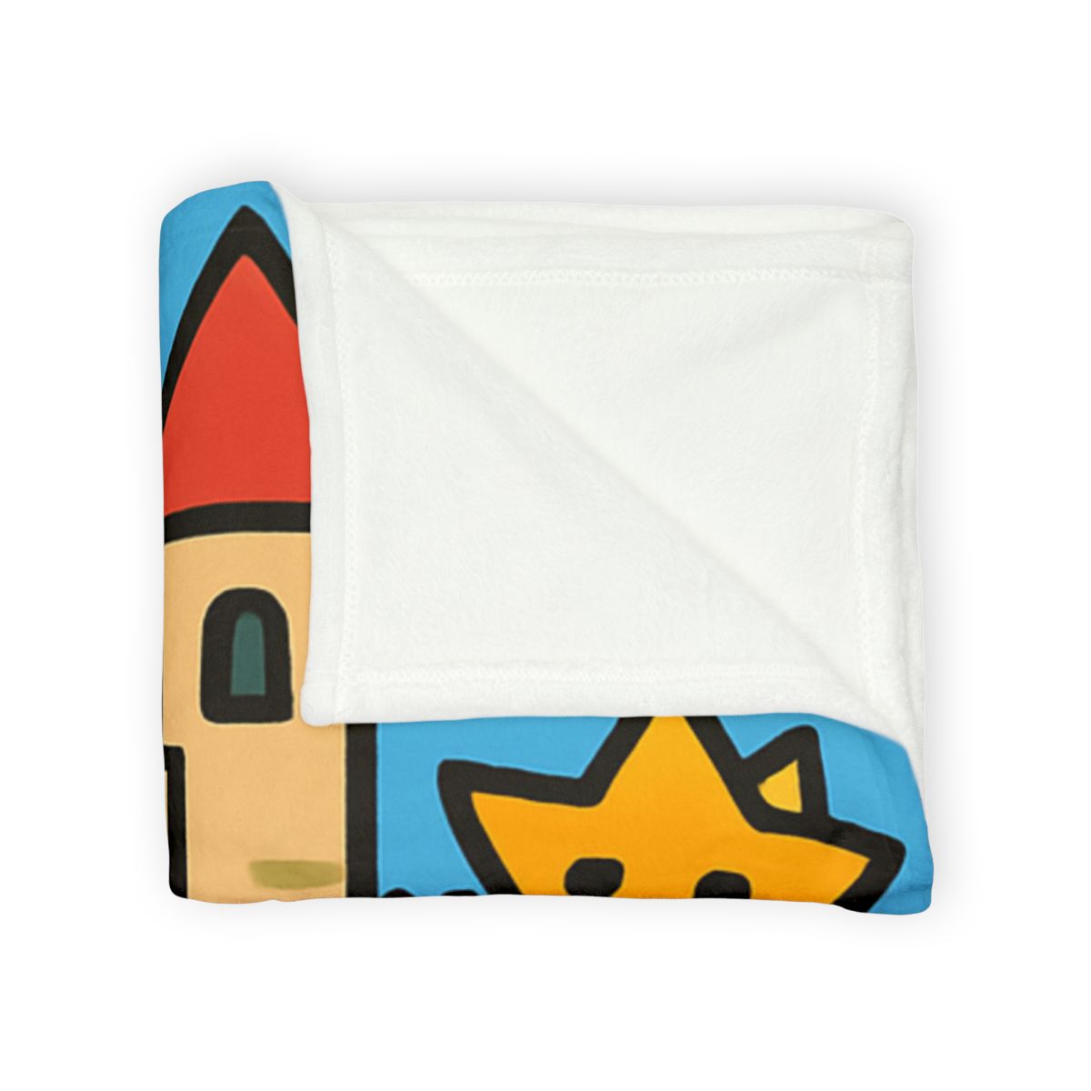 Castle Of Shape Knights soft fleece blankets