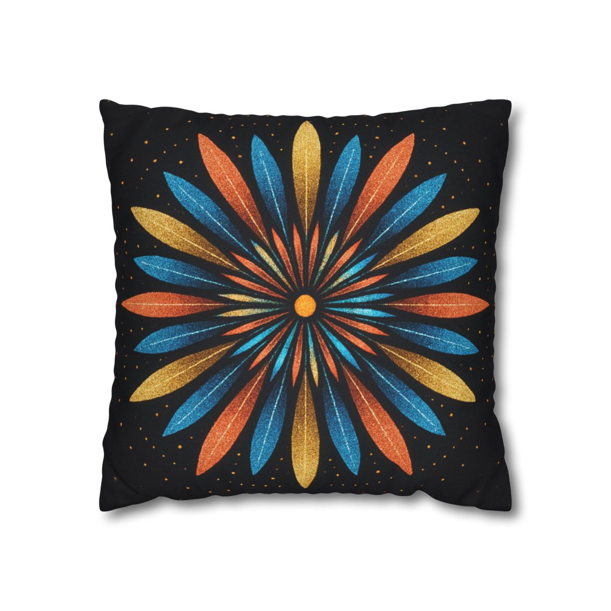 Starburst Mandala Bloom stylish decorative pillowcases
