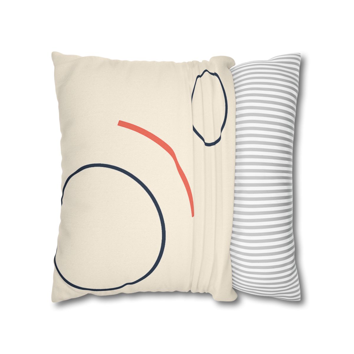 Orbit Gap Circle Pair custom pillow cases