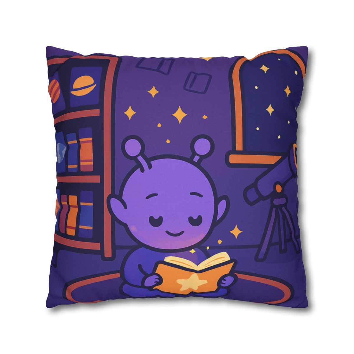 Library Of Floating Star Books personalized pillow covers