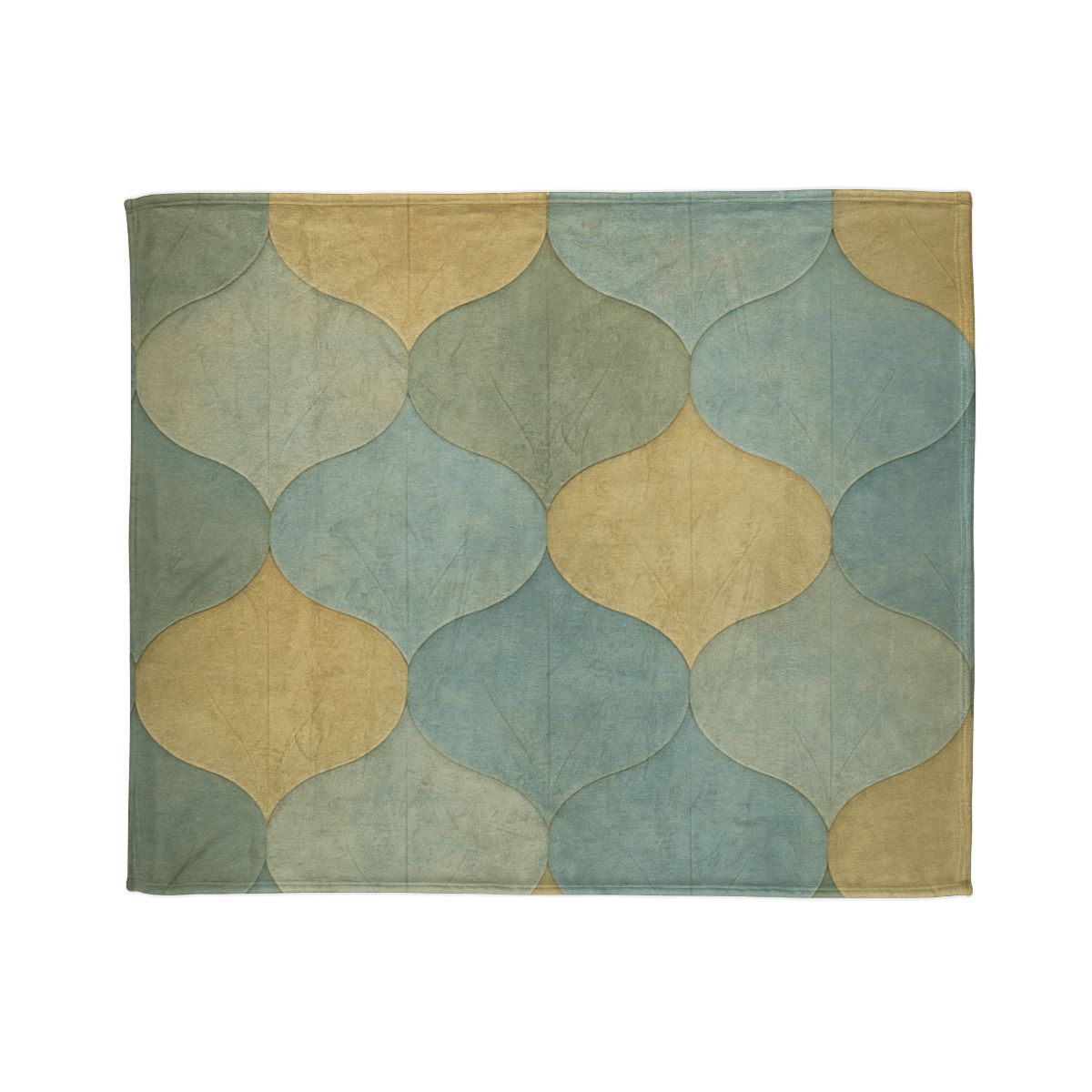 Petal Overlay Fresco designer printed blankets