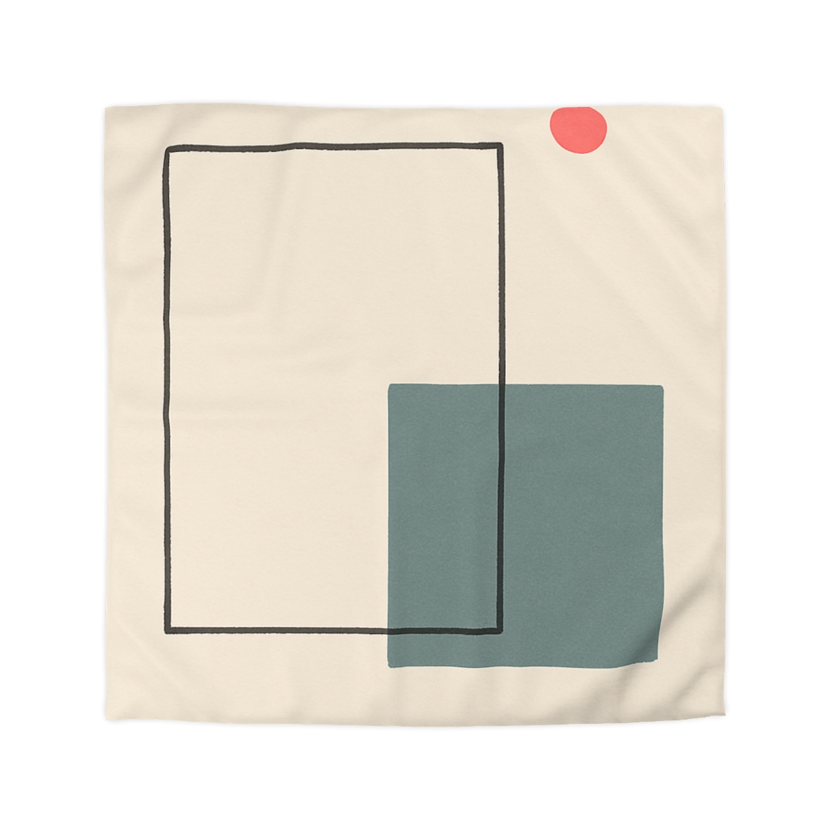 Open Frame With Quiet Spill designer printed duvets