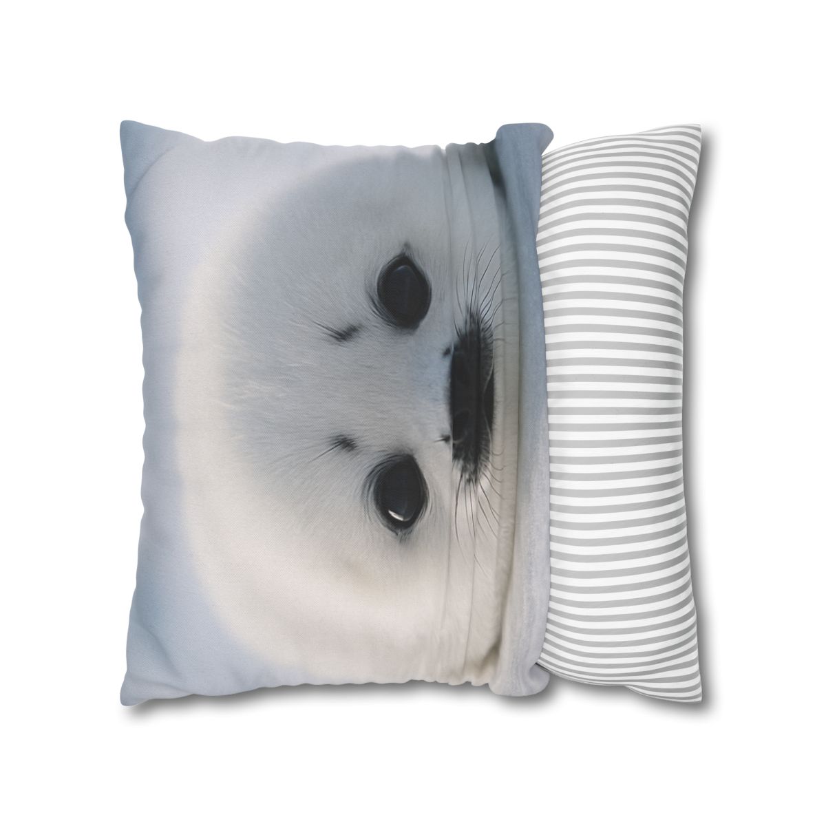 Snow Dream Harp Seal Pup stylish decorative pillowcases