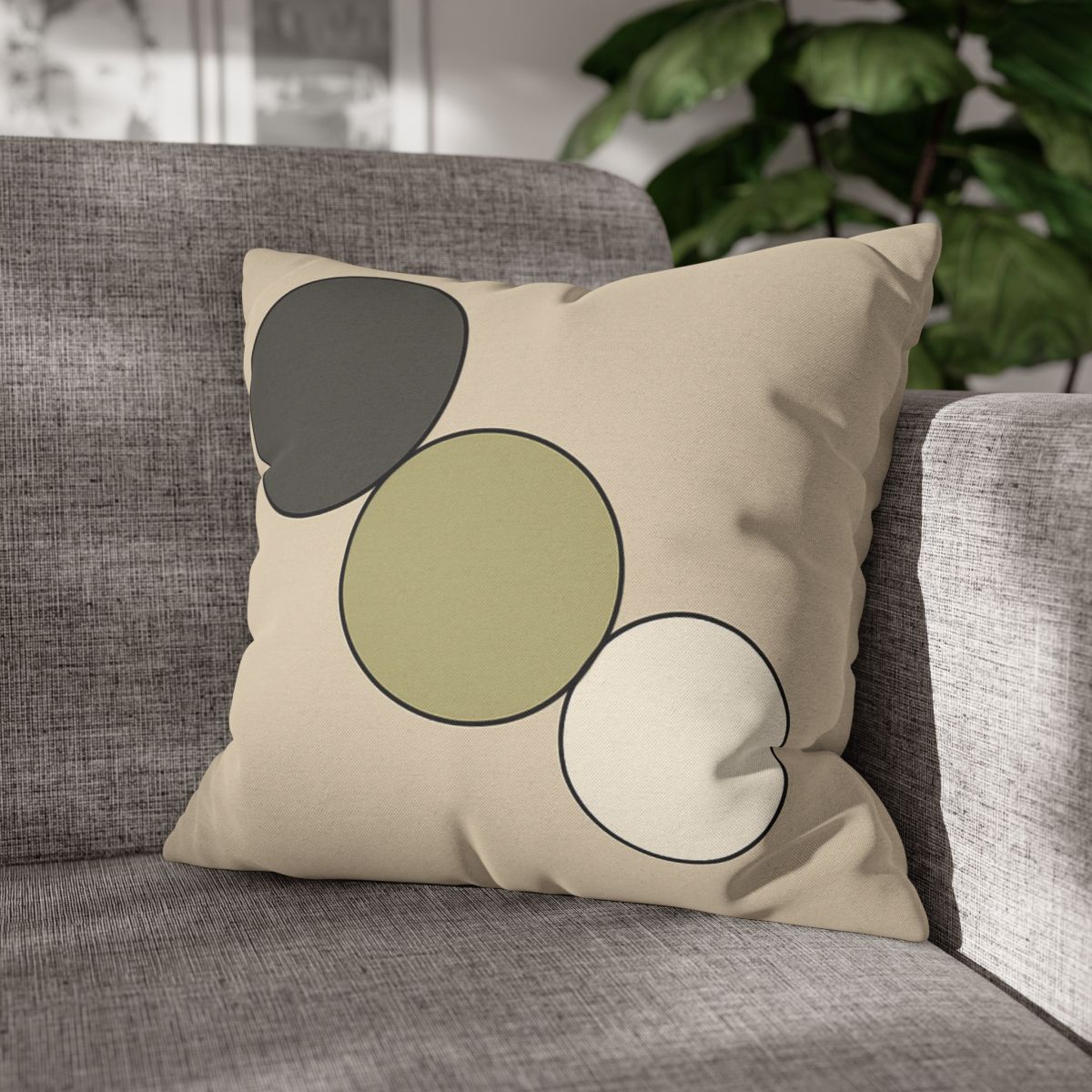 Staggered Trio Of Circles Harmony unique gift pillow cases