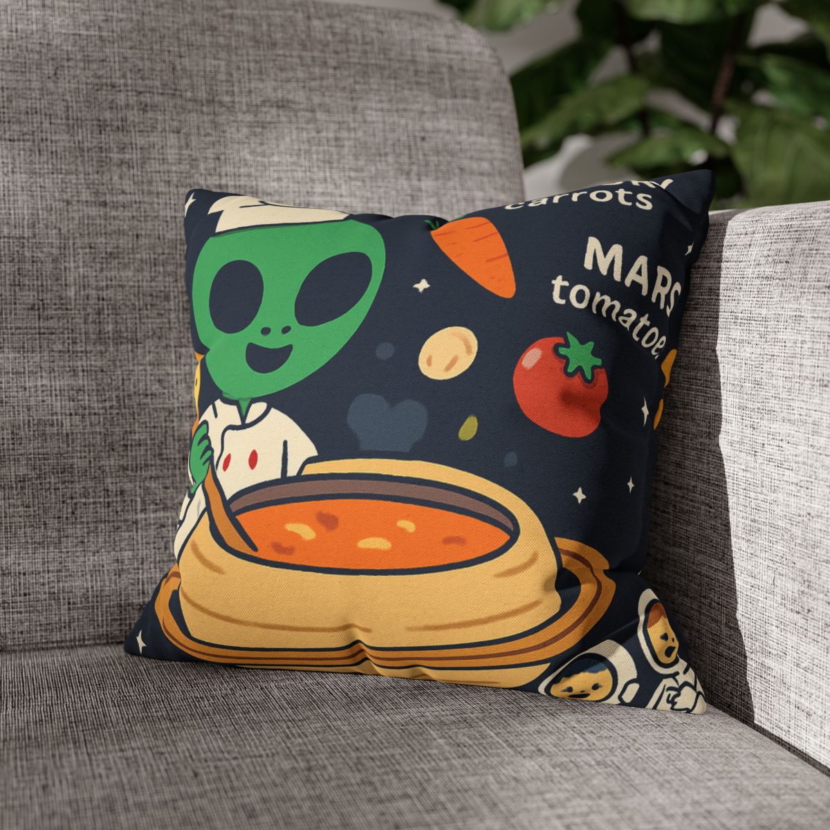 Solar System Soup Kitchen designer print pillow cases