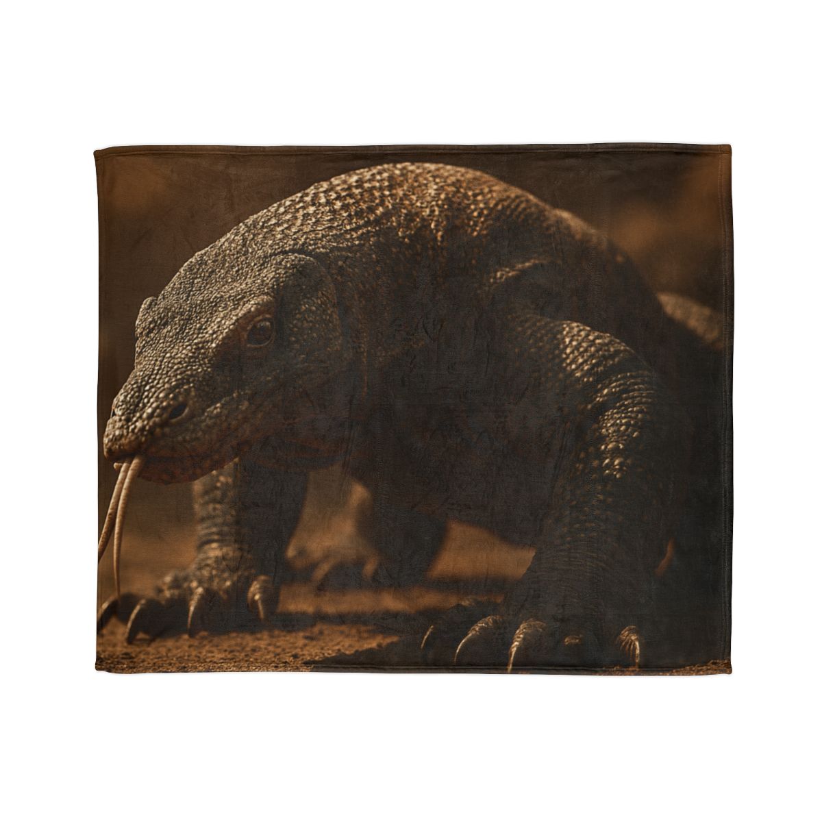 Ancient Sentinel Komodo Dragon unique gift blanketscustom blankets
