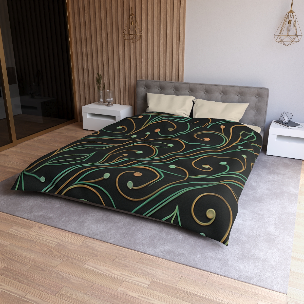 Vine Circuit Lattice trendy bedroom duvets