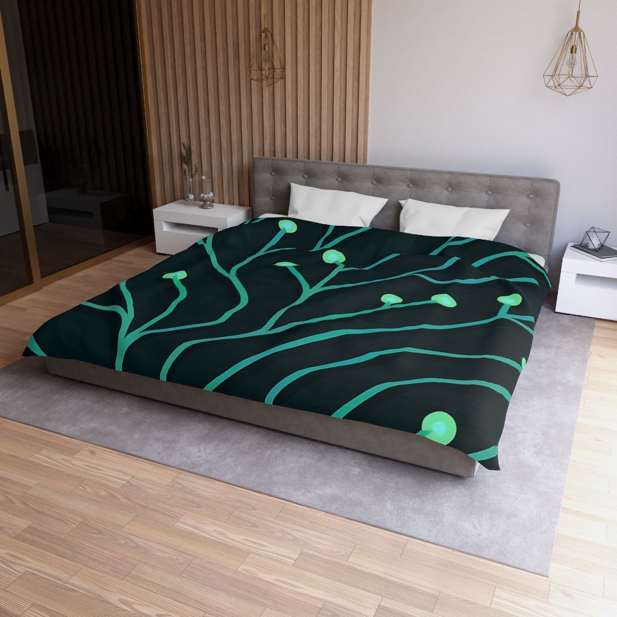 Vine Circuit Lattice soft comforter duvets