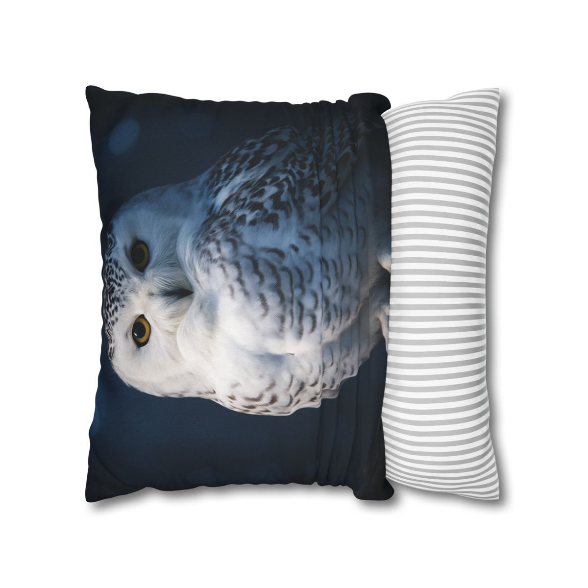Midnight Watch Snowy Owl soft cotton pillow cases