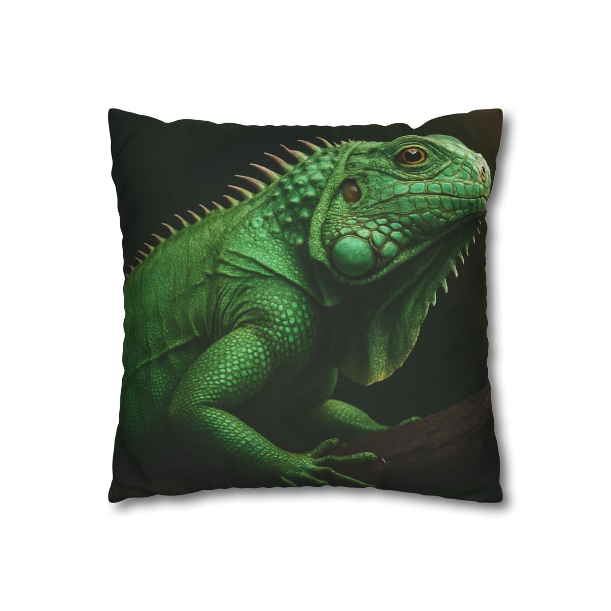 Mirror Glide Green Iguana comfortable bedding pillow covers