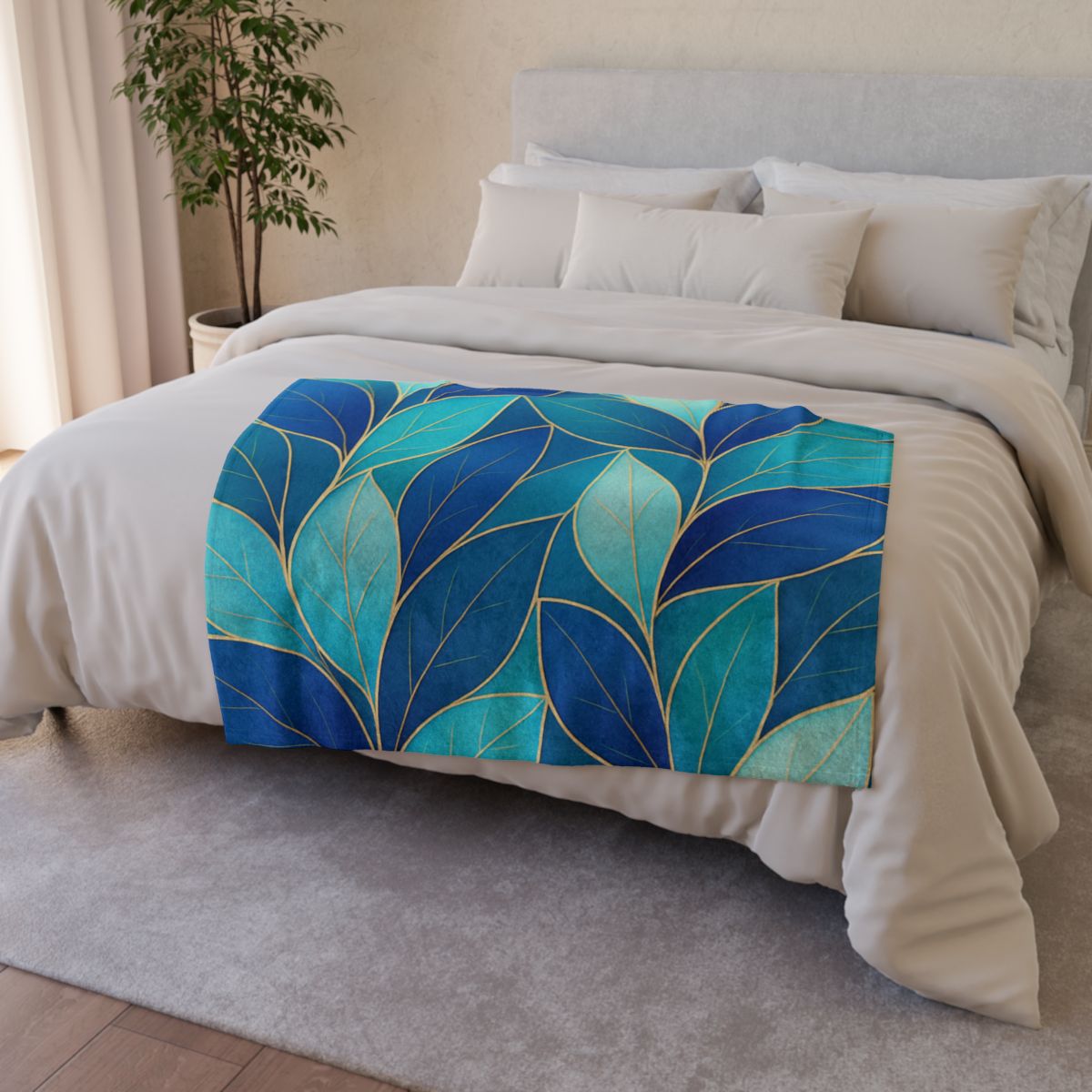 Petal Prism Lattice trendy patterned blankets