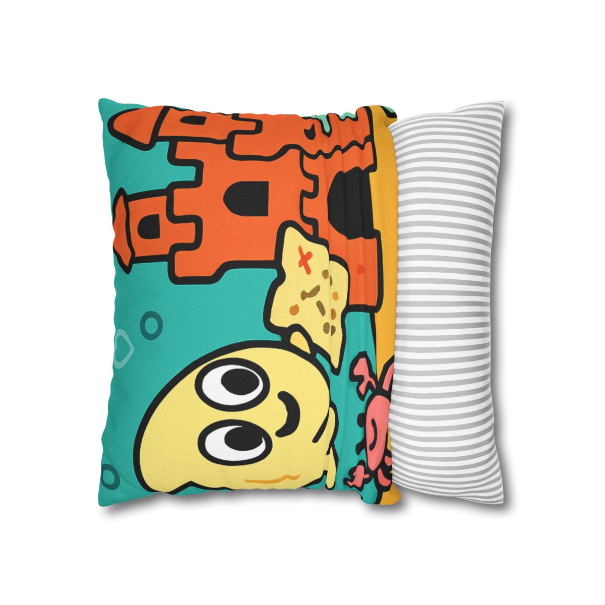 Coral Castle Map Of The Moonfish Kingdom personalized pillow covers