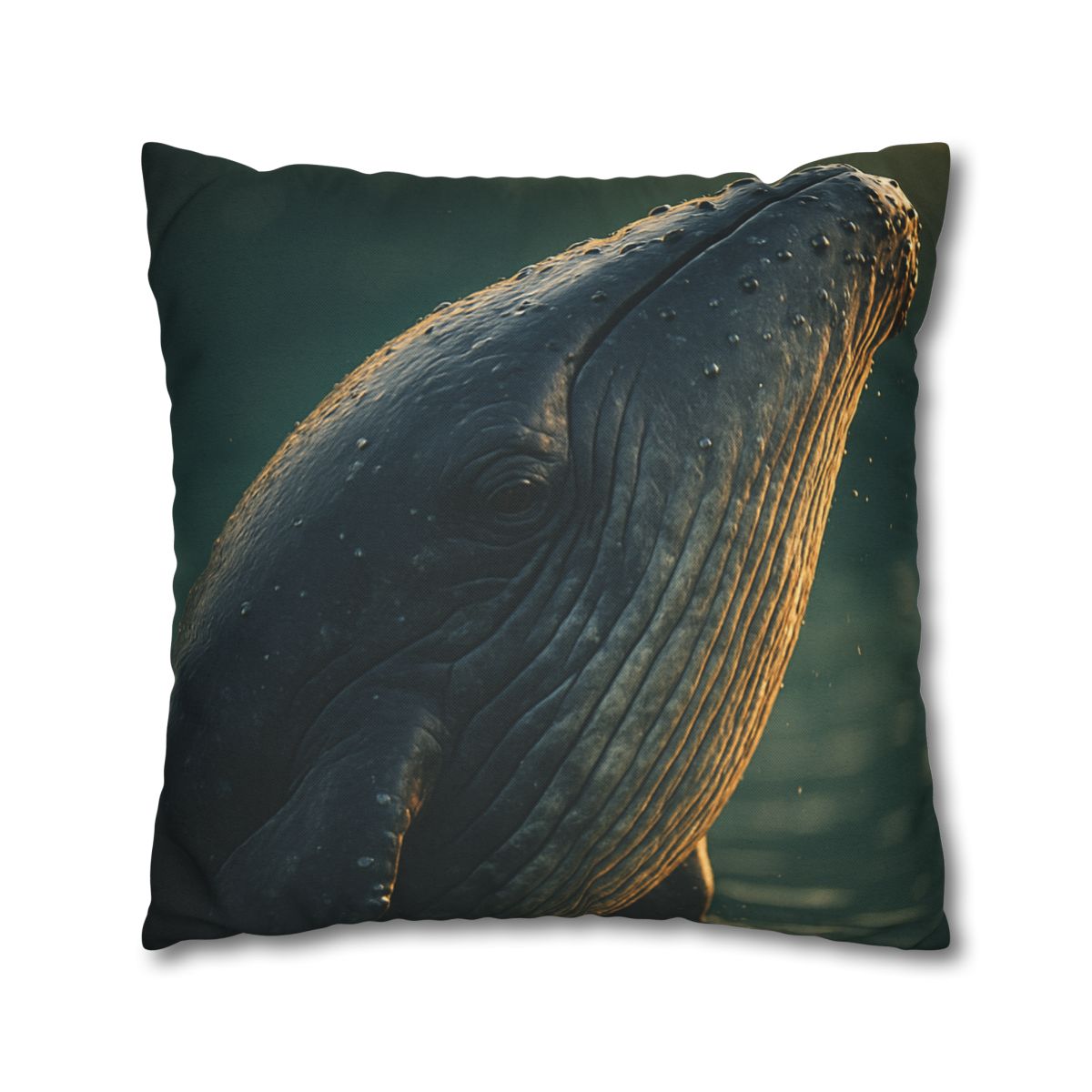 Silver Surge Humpback Whale soft cotton pillow cases