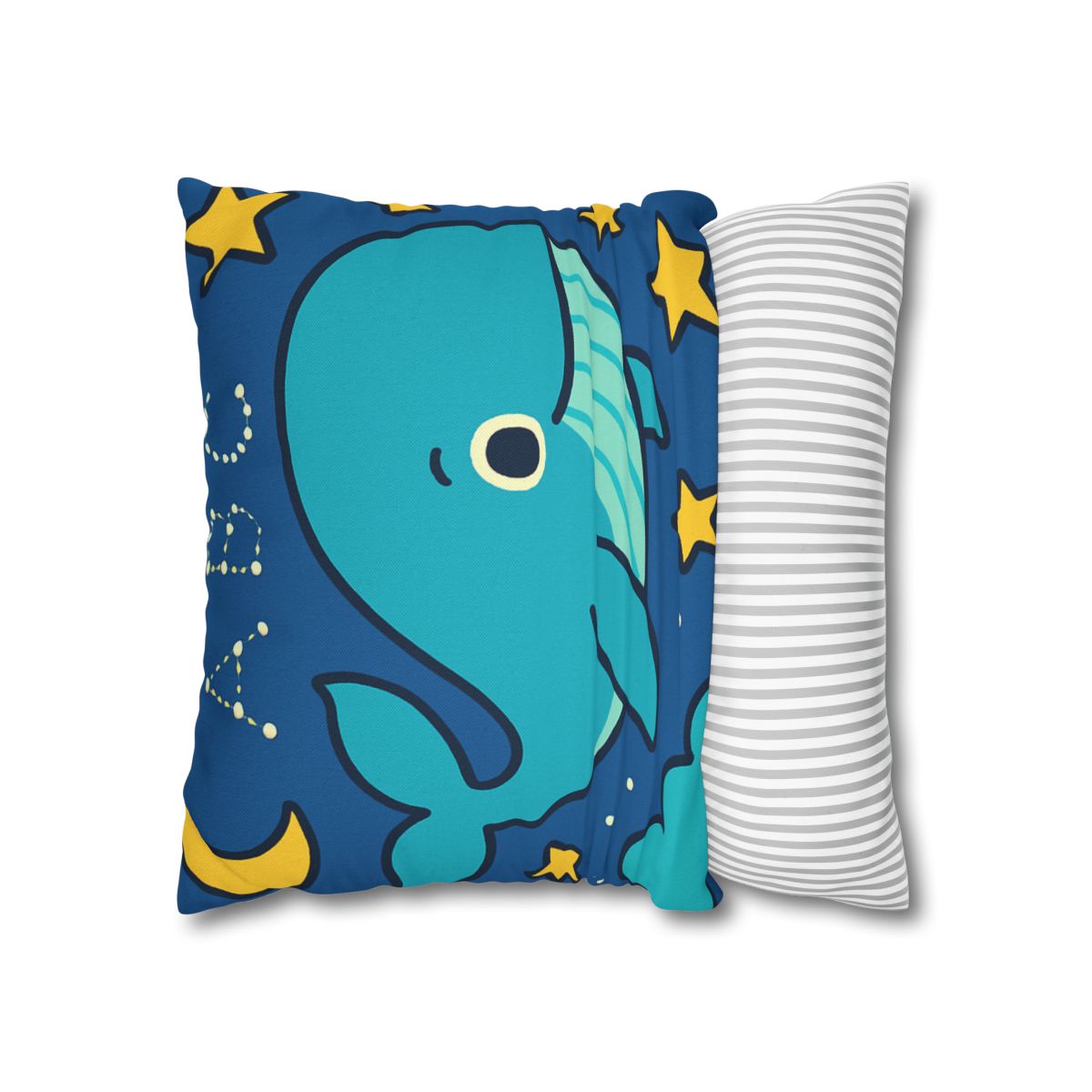 Starry Whale Expedition custom pillow cases