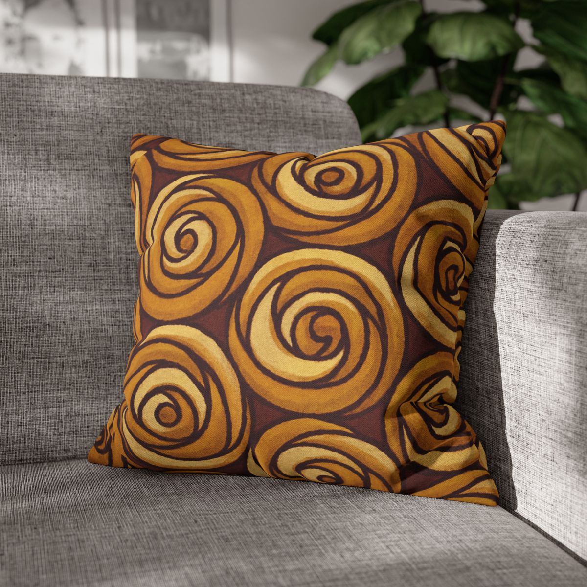 Spiral Bud Tessellation unique gift pillow cases