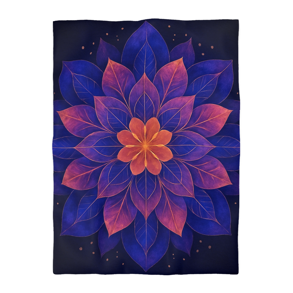 Petal Prism Mandala designer printed duvets