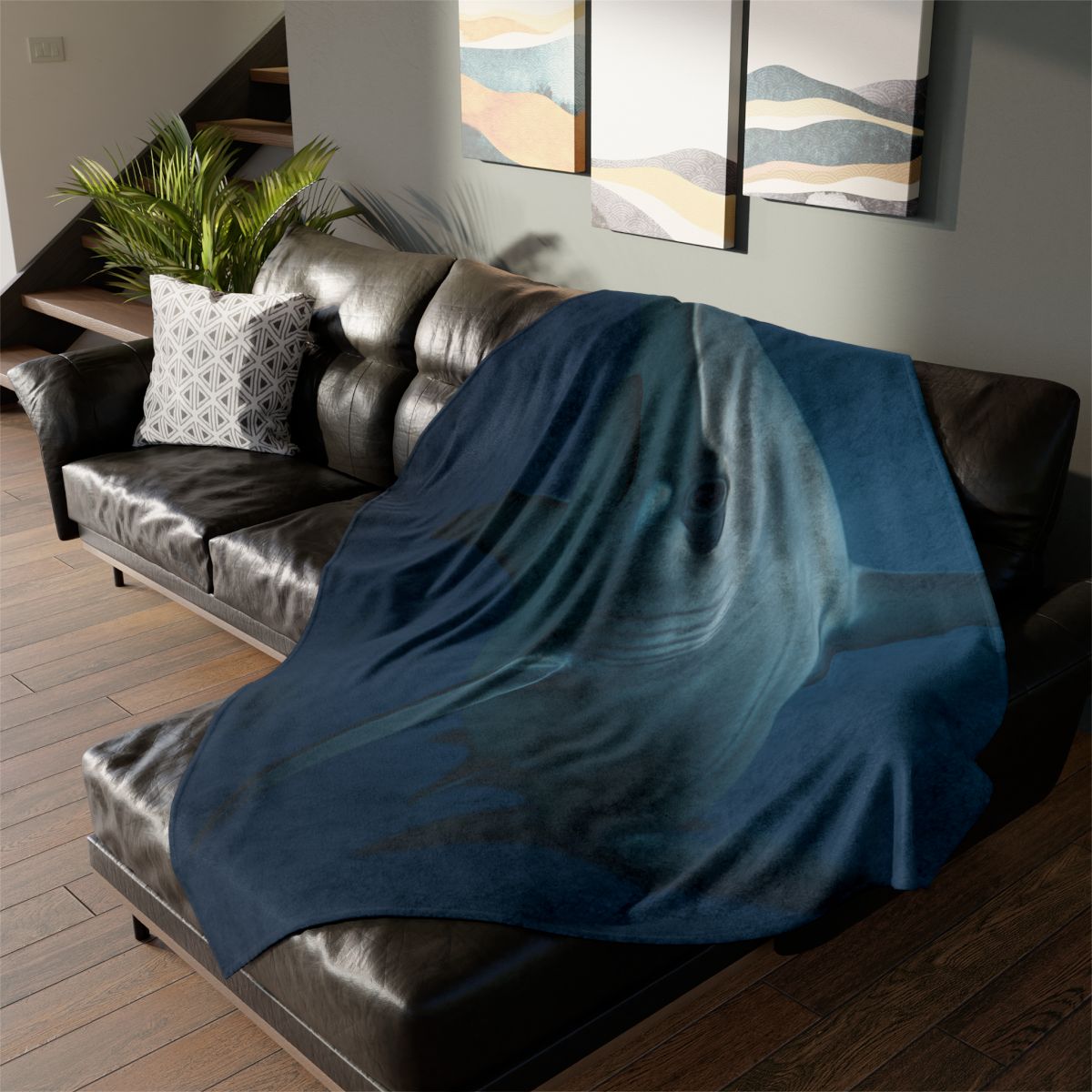 Storm Edge Hammerhead Shark stylish throw blankets