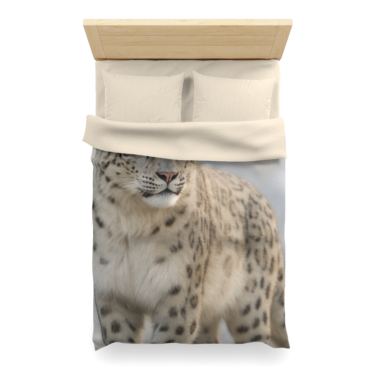 Summit Ghost Snow Leopard stylish duvet covers