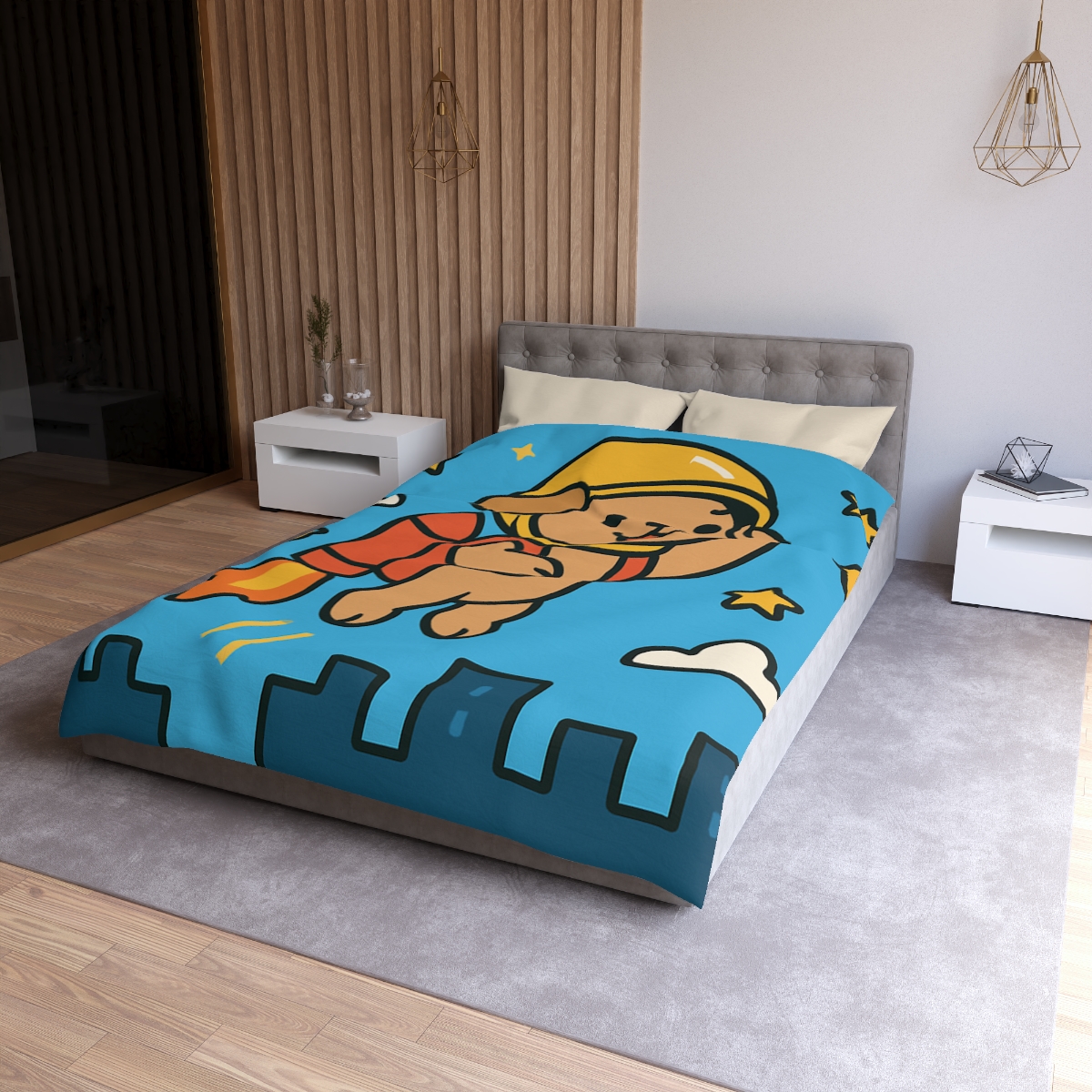 Rocket Puppy Patrol stylish duvet covers