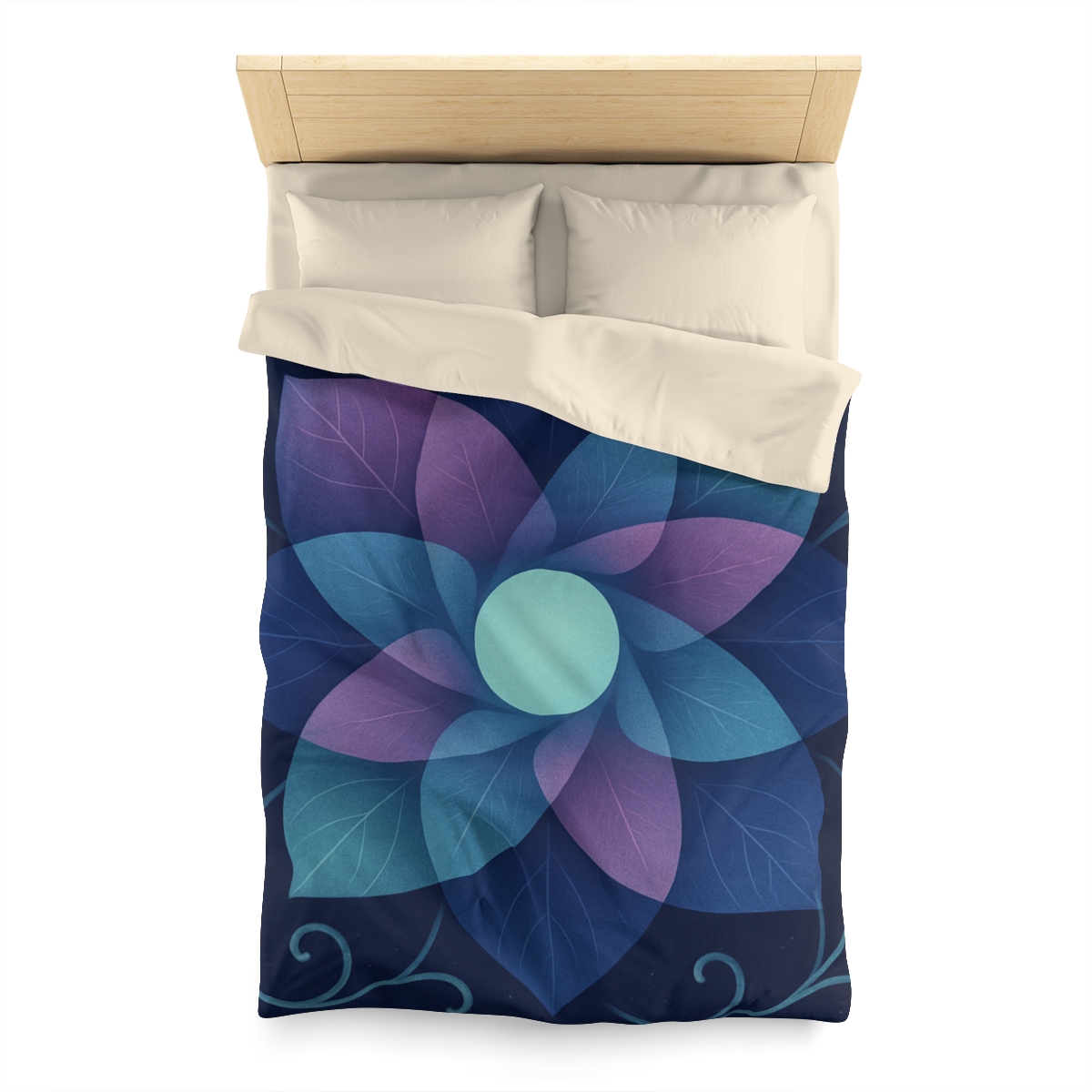 Petal Aperture Kaleidoscope stylish duvet covers